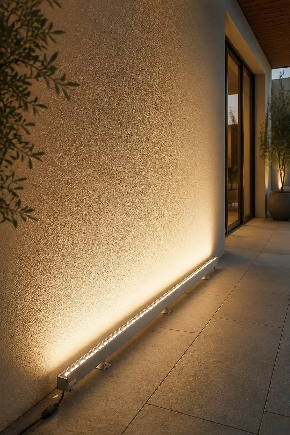 Strip Waterproof LED Outdoor Wall Washer Lights with Baffle - Lumpaz