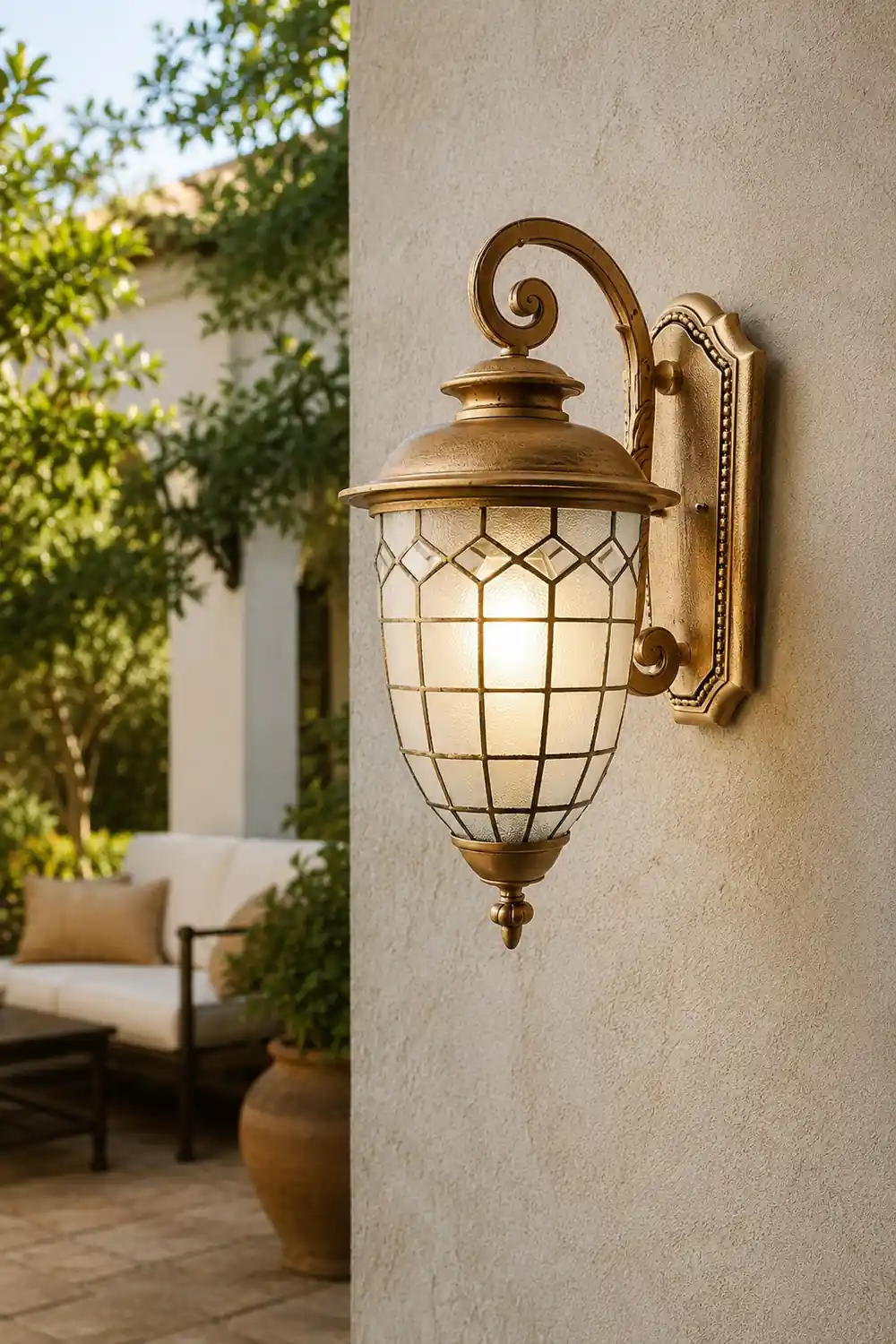 Waterproof Minimalist Elegant Vintage European Style Outdoor Wall Lights - Lumpaz