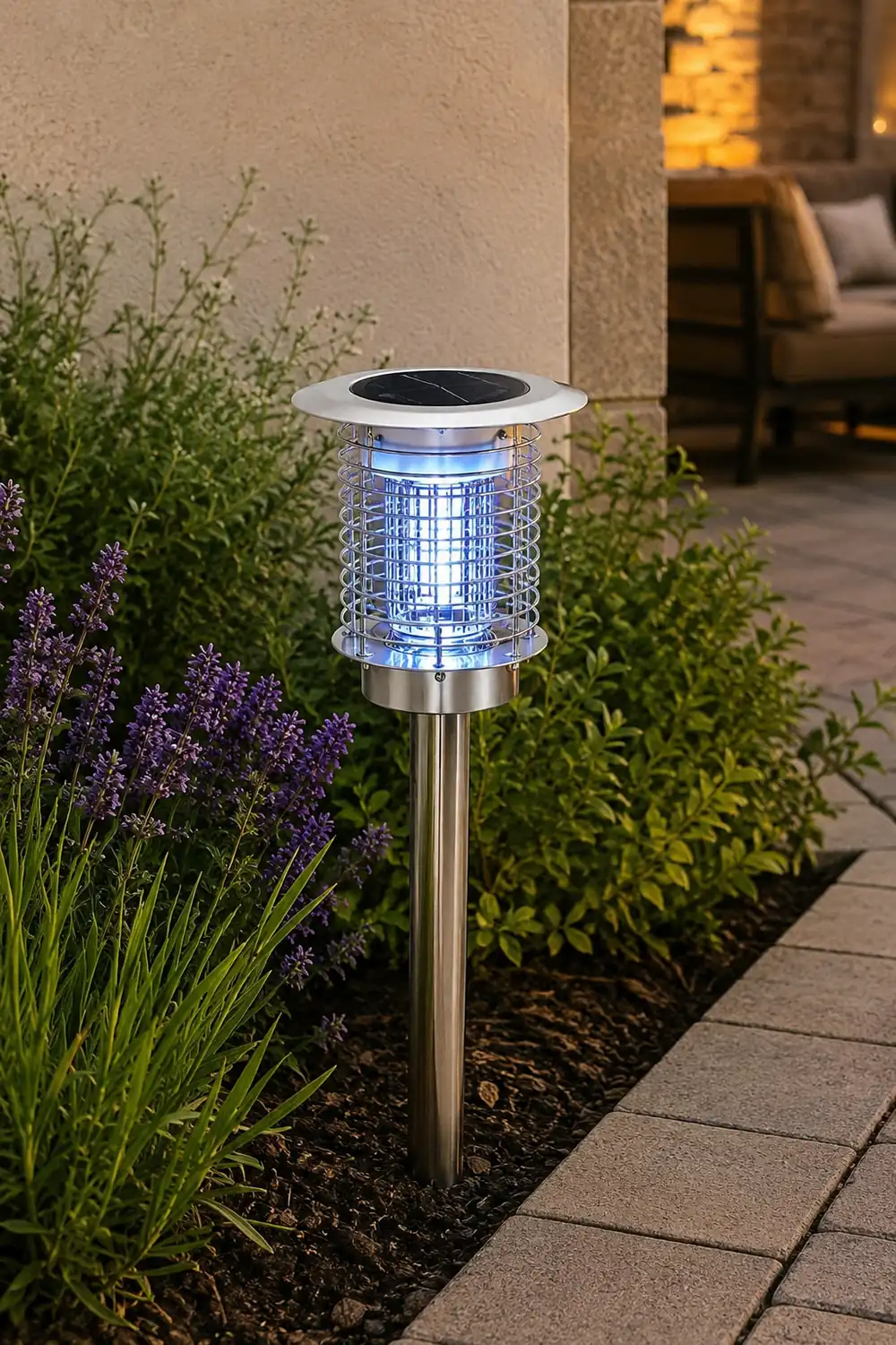 Waterproof USB Solar Bug Zapper Mosquito Killer Lamp Garden Lights - Lumpaz