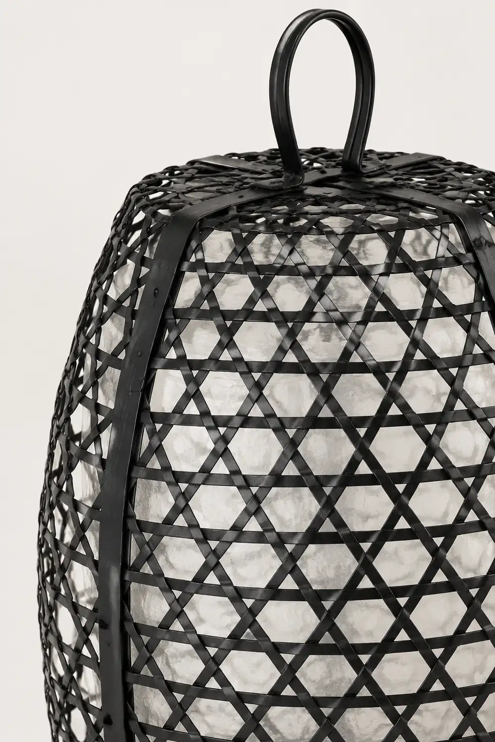 Alessio Retro Cage Shaped Metal Acrylic Floor Lamp - Lumpaz