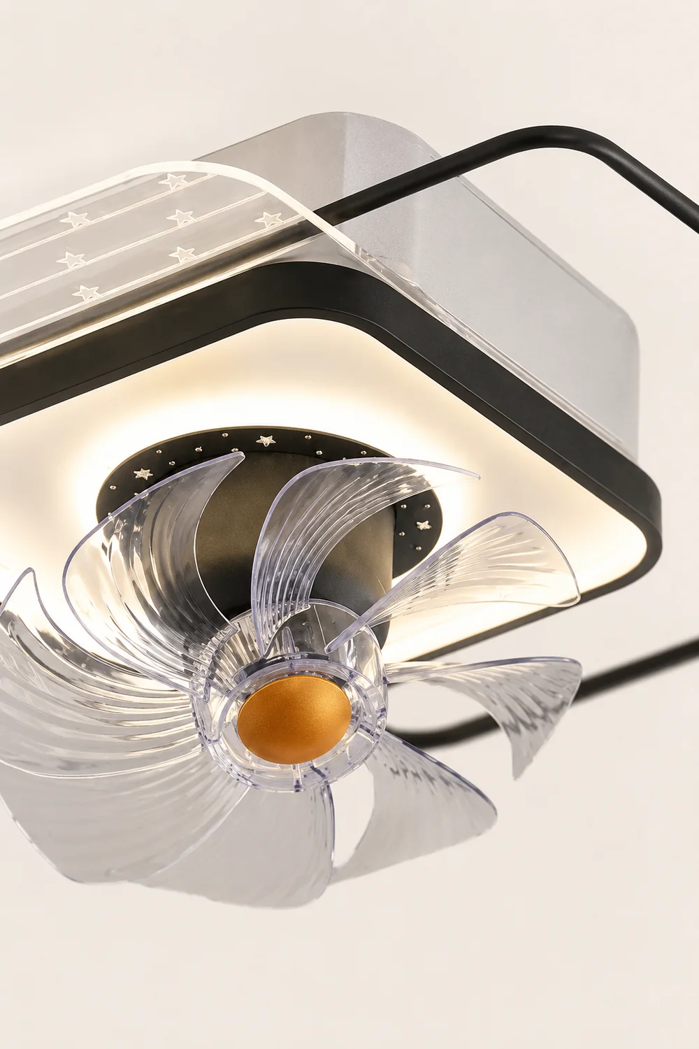 Madina Ceiling Fan with Light, 6 Style, 22"/24" - Lumpaz