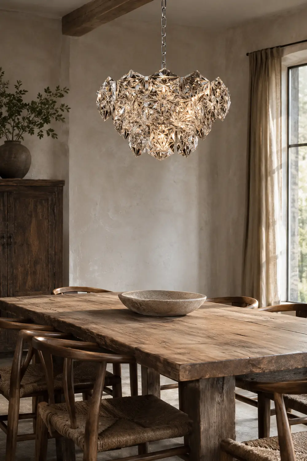 Marilyn Luxury Crystal Pendant Light for Living Room - Lumpaz