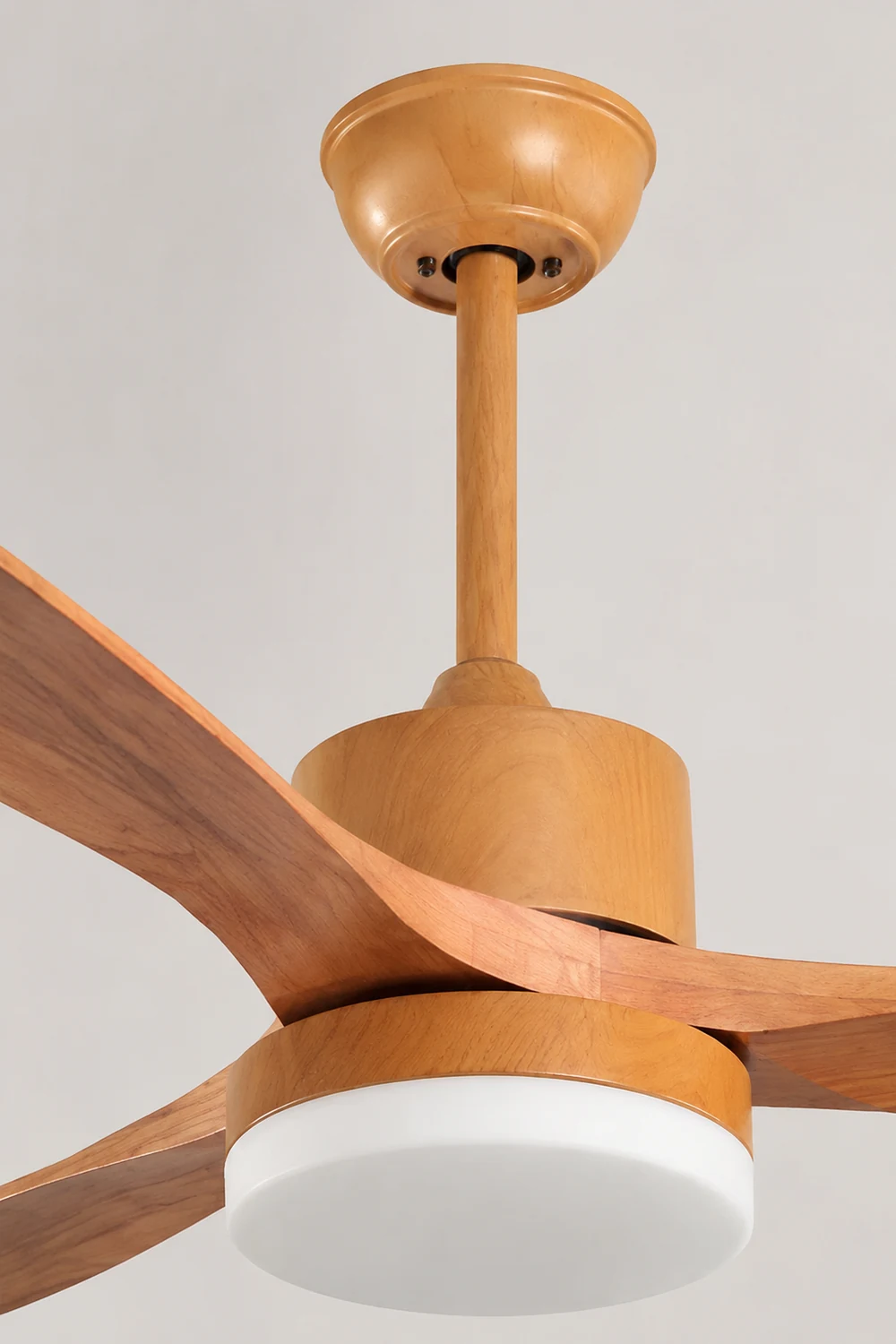 Ozawa Wooden Ceiling Fan Light, DIA 52'' - Lumpaz