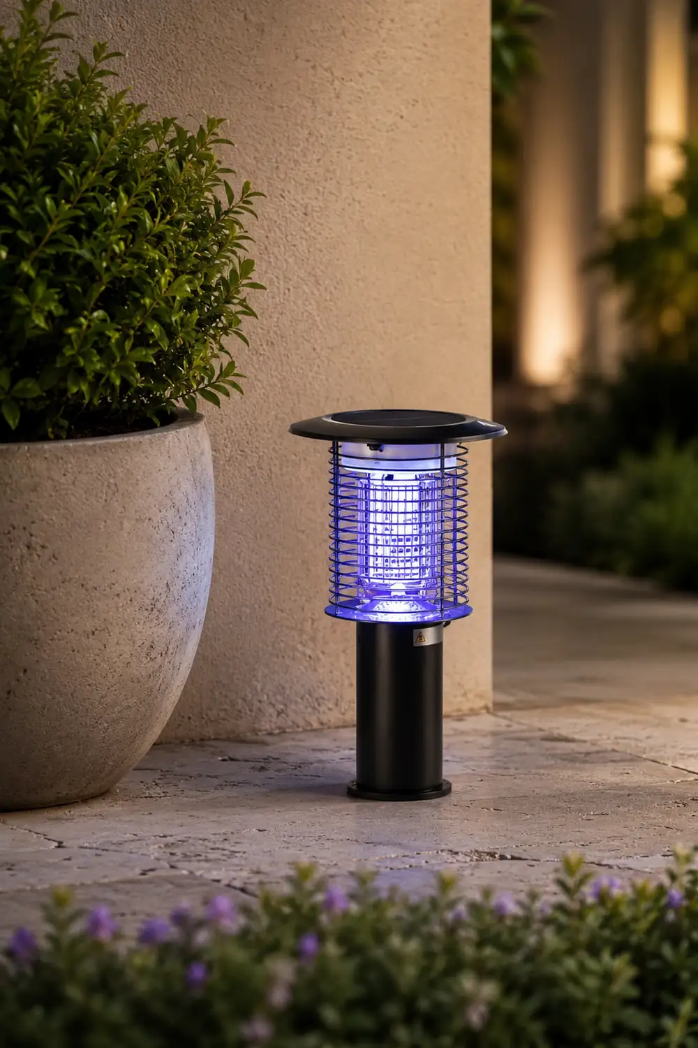 Waterproof USB Solar Bug Zapper Mosquito Killer Lamp Garden Lights - Lumpaz