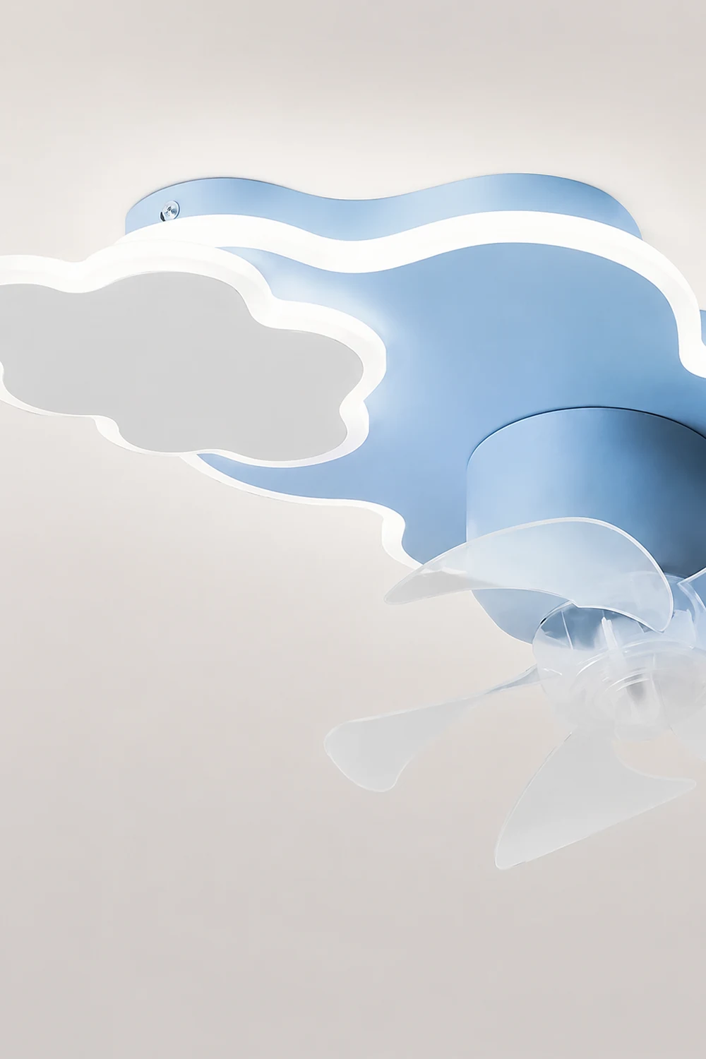 Minori Cloud Ceiling Fan with Light, 3 Color, 23"/21.5'' - Lumpaz