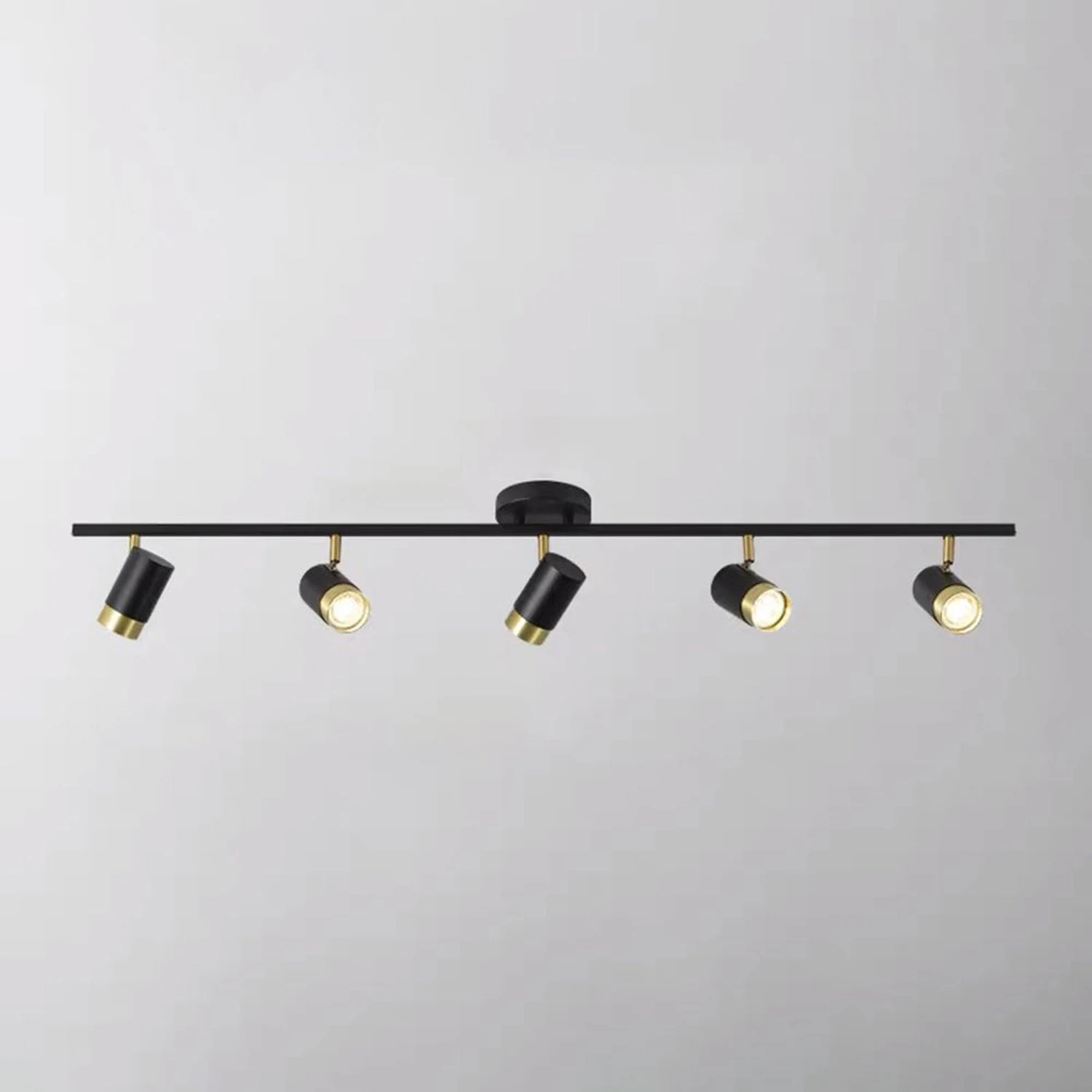 Evette Semi-Flush Mount Ceiling Light Color Temperature Switchable, 4/5 Head - Lumpaz