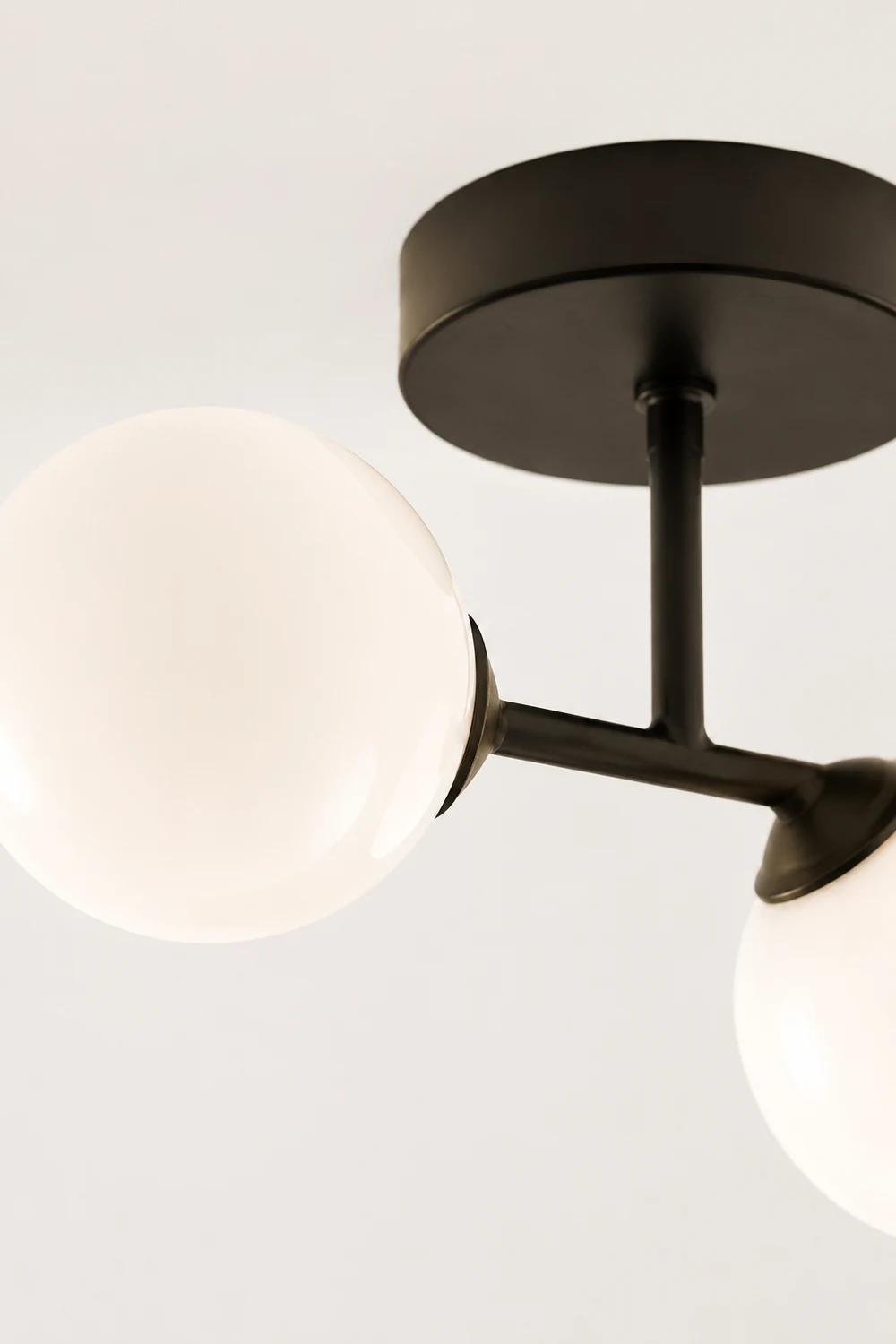 Valentina Semi-Flush Mount Ceiling Light, 2 Color, 12" - Lumpaz