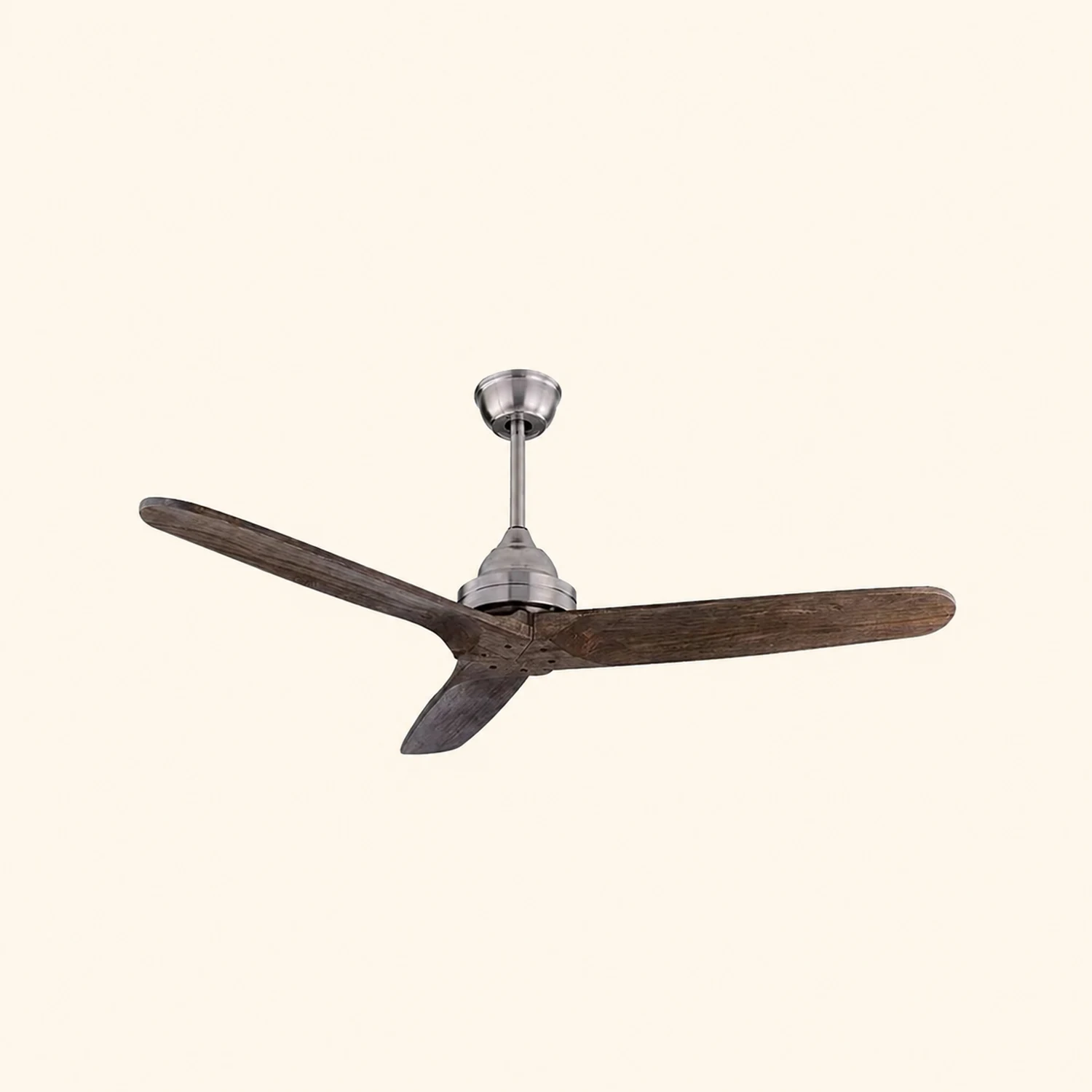 Walters 3-Blade Industrial Black DC Ceiling Fan, Metal & ABS, Summer, 52'' - Lumpaz