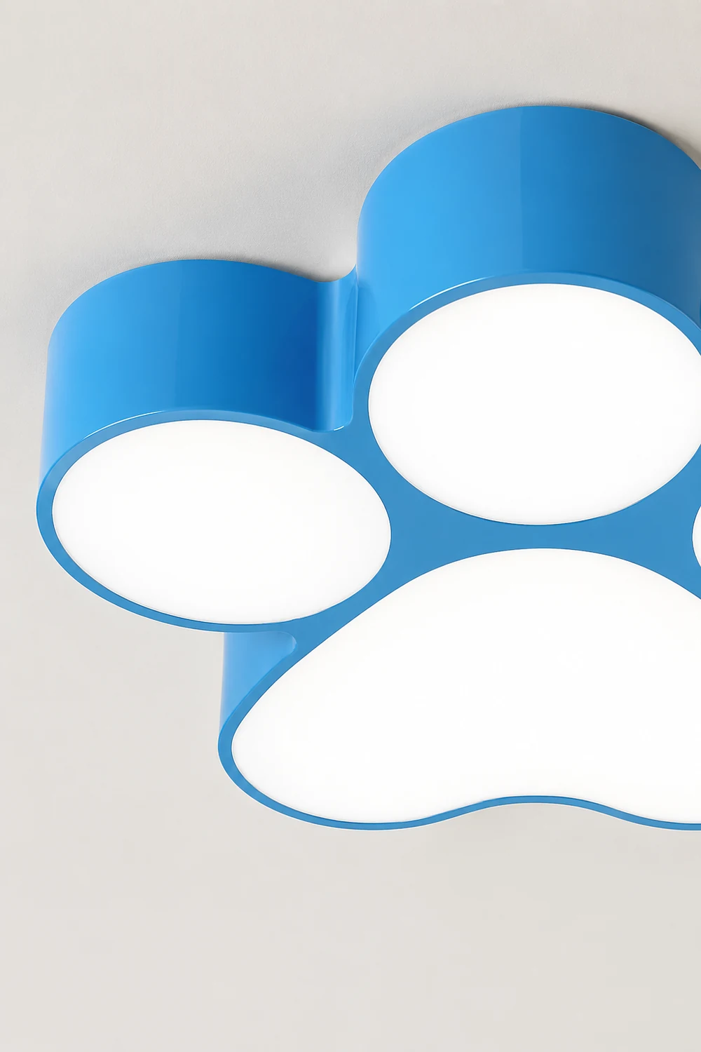 Freja Modern Dog Paw Acrylic Children Ceiling Flush Mount Light - Lumpaz