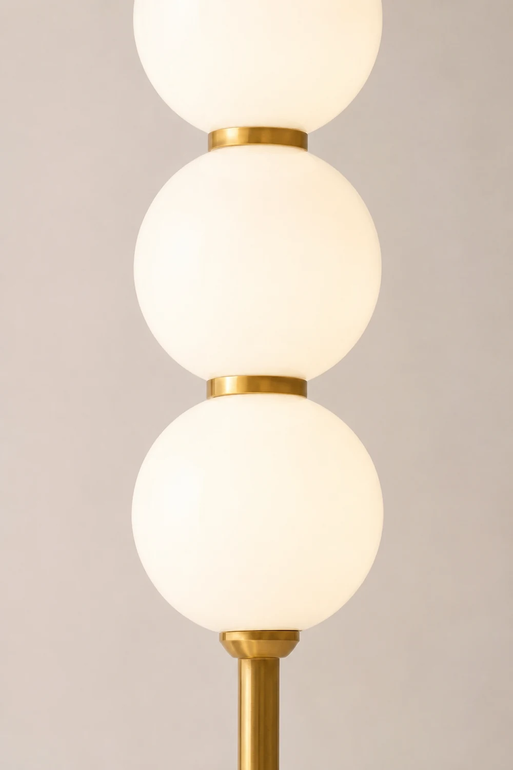 Valentina Modern Candy Acrylic/etal Floor Lamp, Brass - Lumpaz