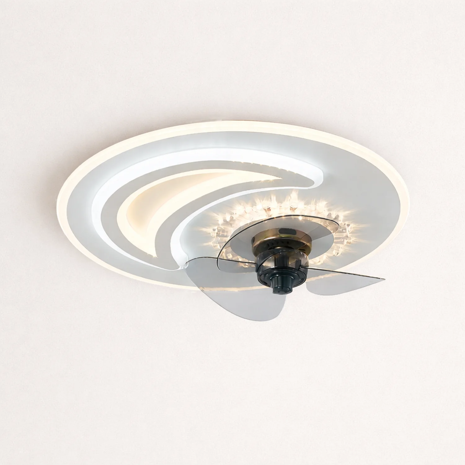 Minori Ceiling Fan with Light, 5 Style, DIA 16"/19" - Lumpaz