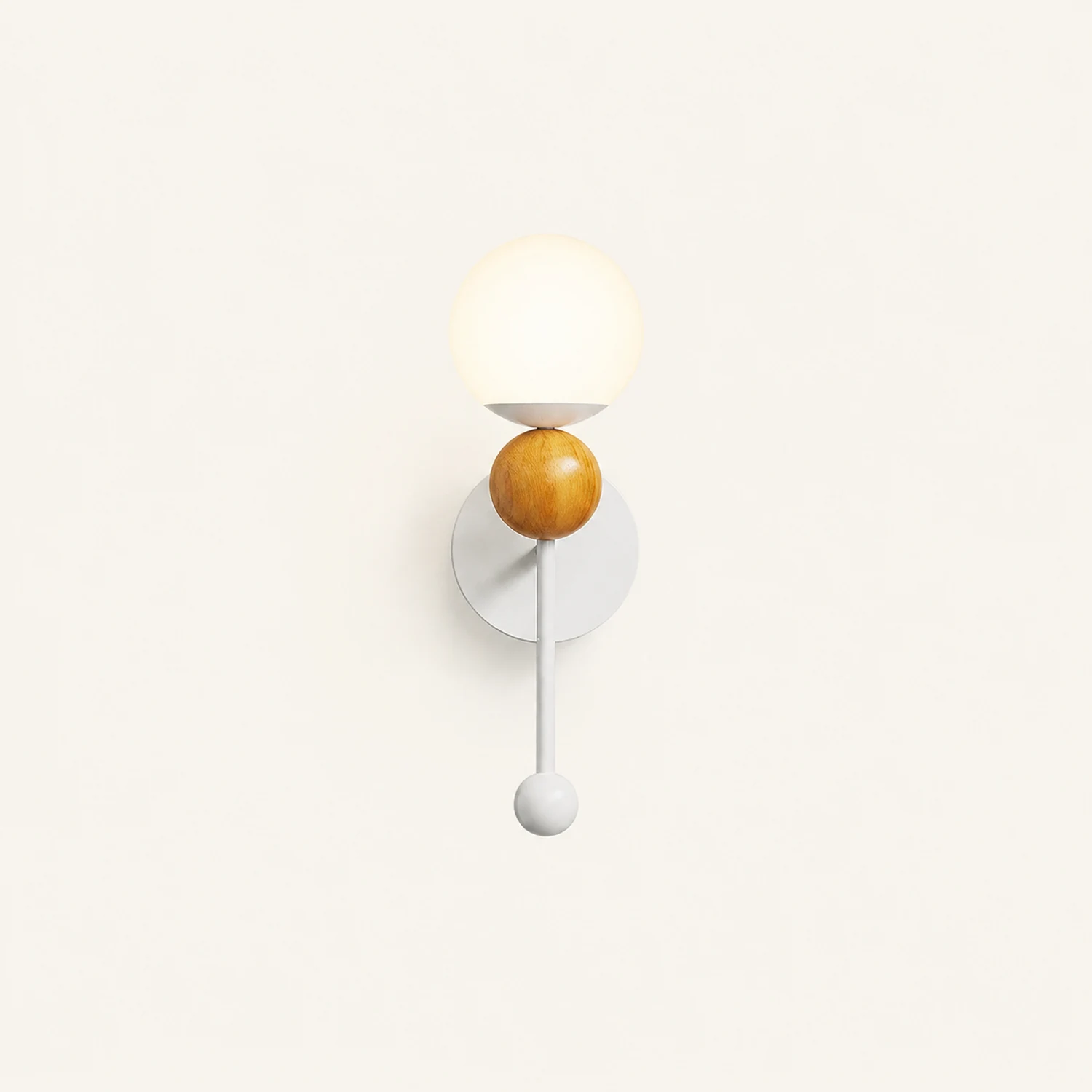 Hailie Modern LED Wall Lights/Ceiling Light Wood/Red Bedroom/Hallway/Living Room - Lumpaz