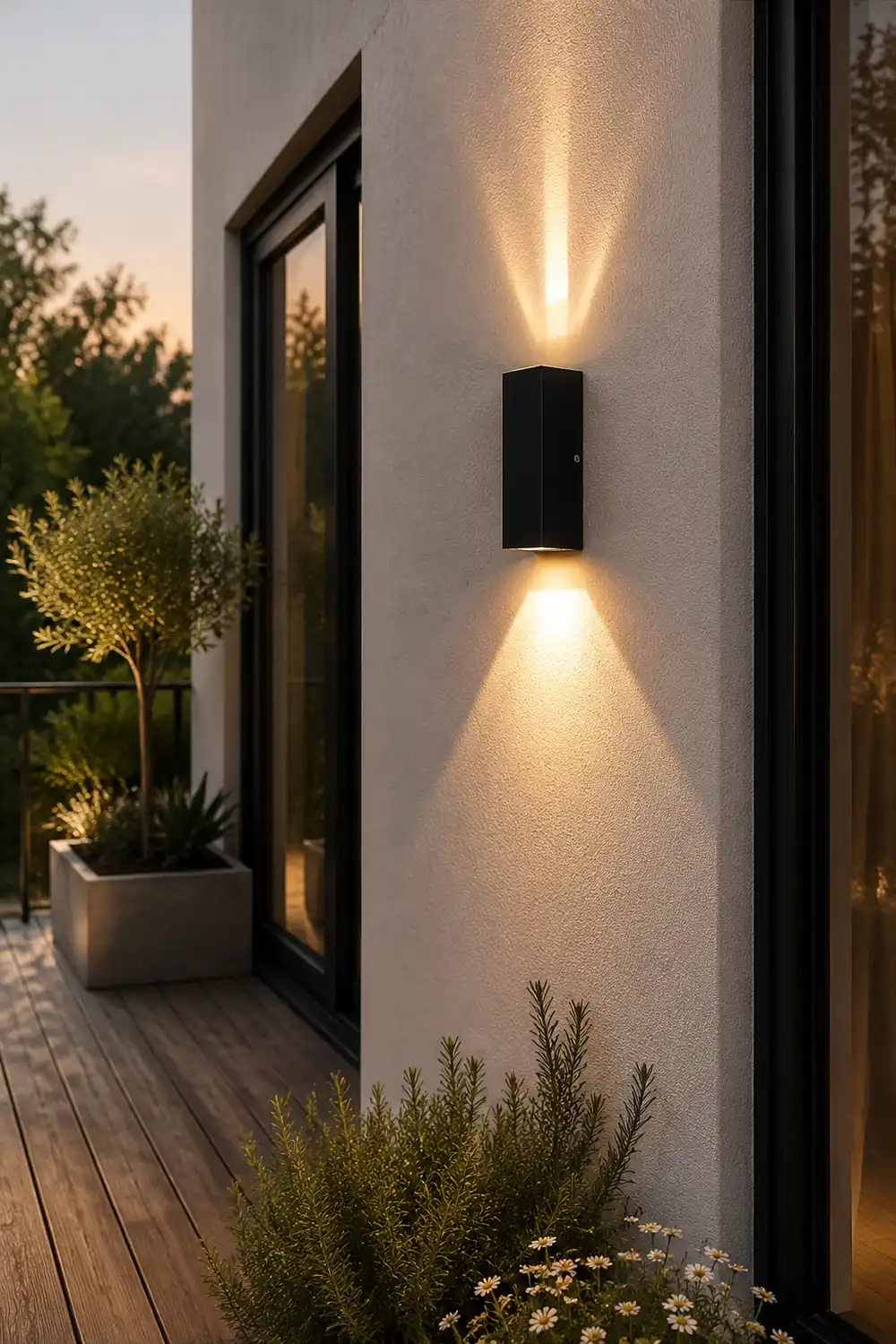 Waterproof Up Down Lighting Spotlight Outdoor Wall Lights - Lumpaz
