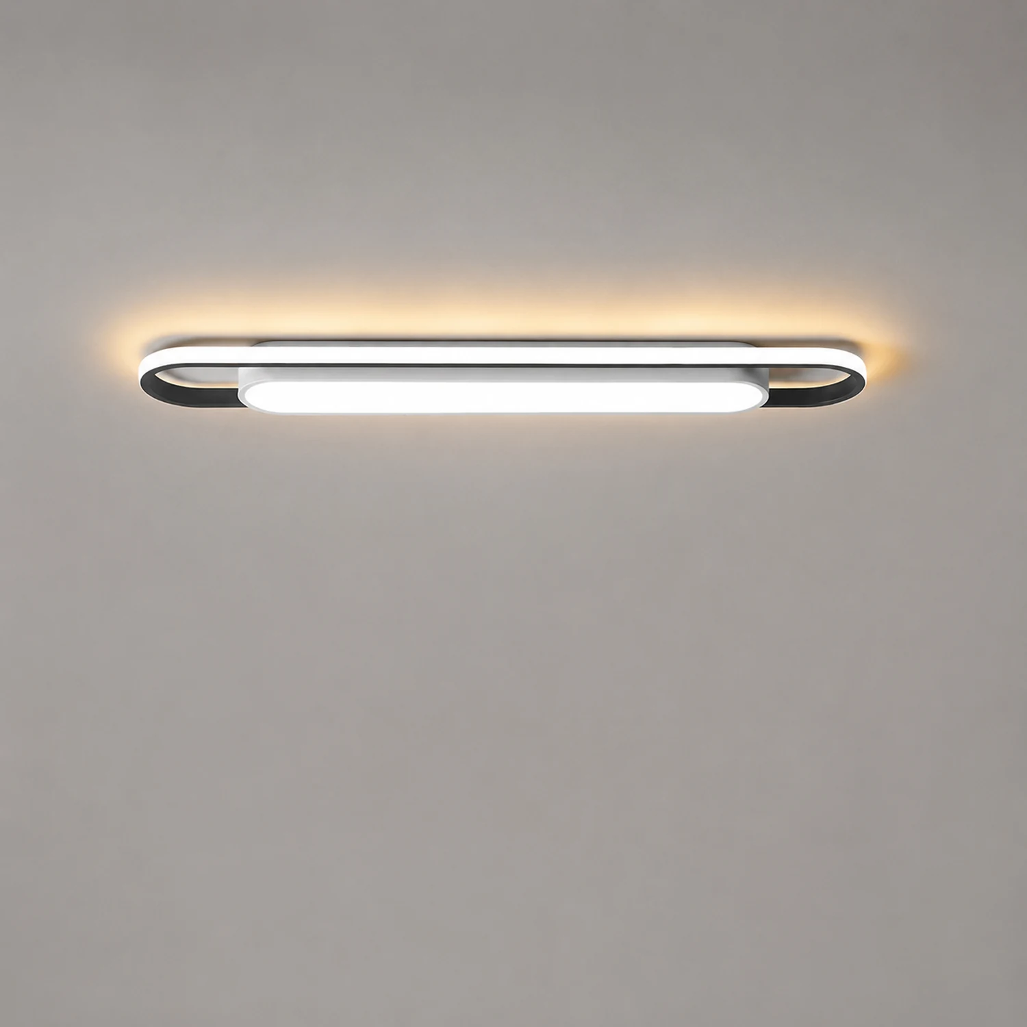 Quinn Modern Dou-Layer Flush Mount LED Ceiling Light - Lumpaz