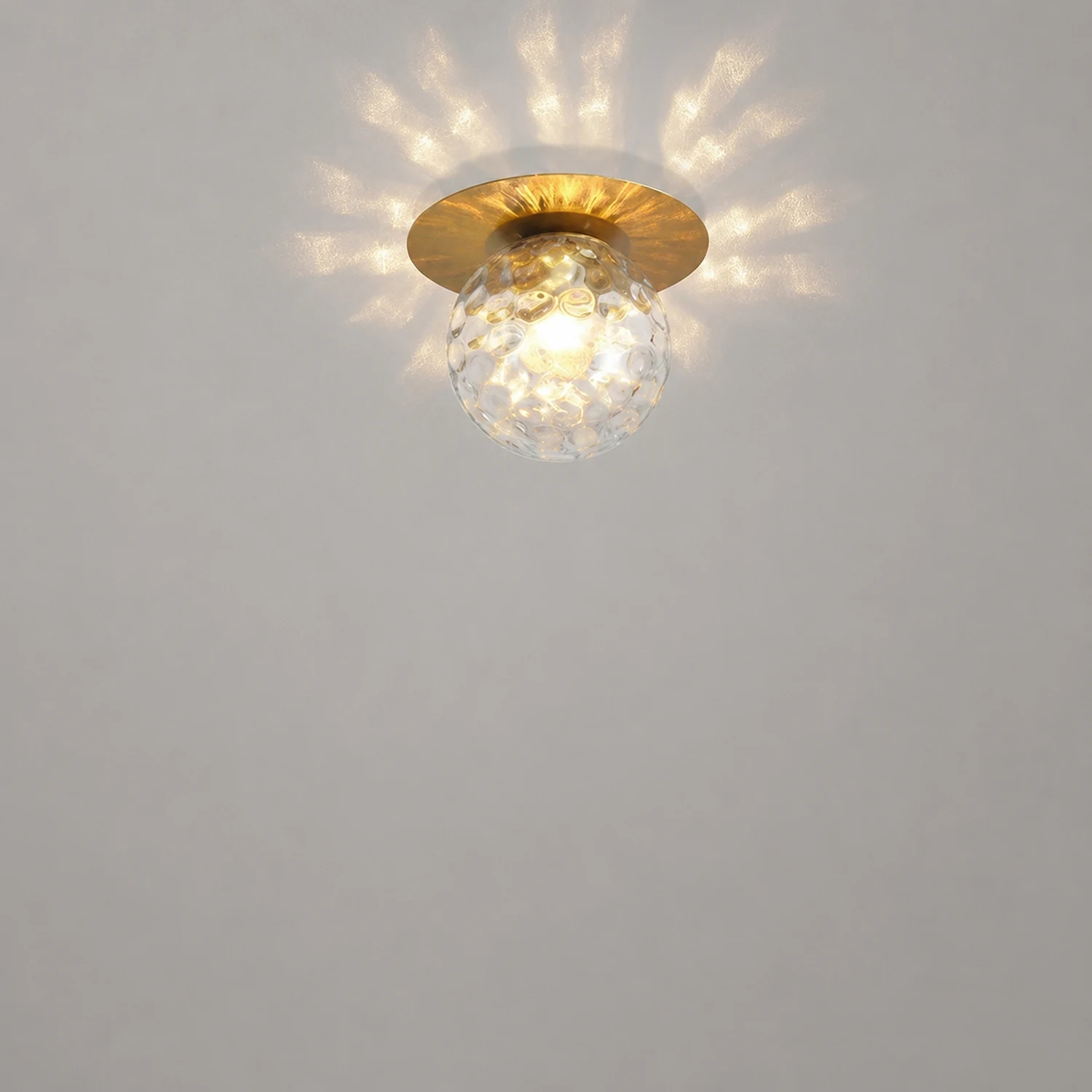 Valentina Flush Mount Ceiling Light, Black/Brass/Gold/Silver - Lumpaz