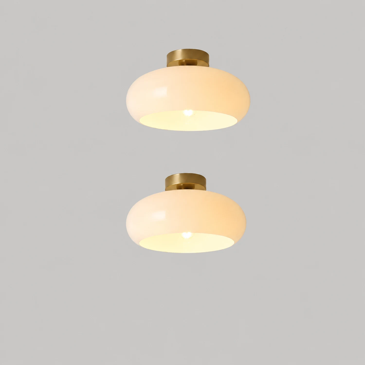 Hailie Modern Designer Round Flush Mount Ceiling Light - Lumpaz