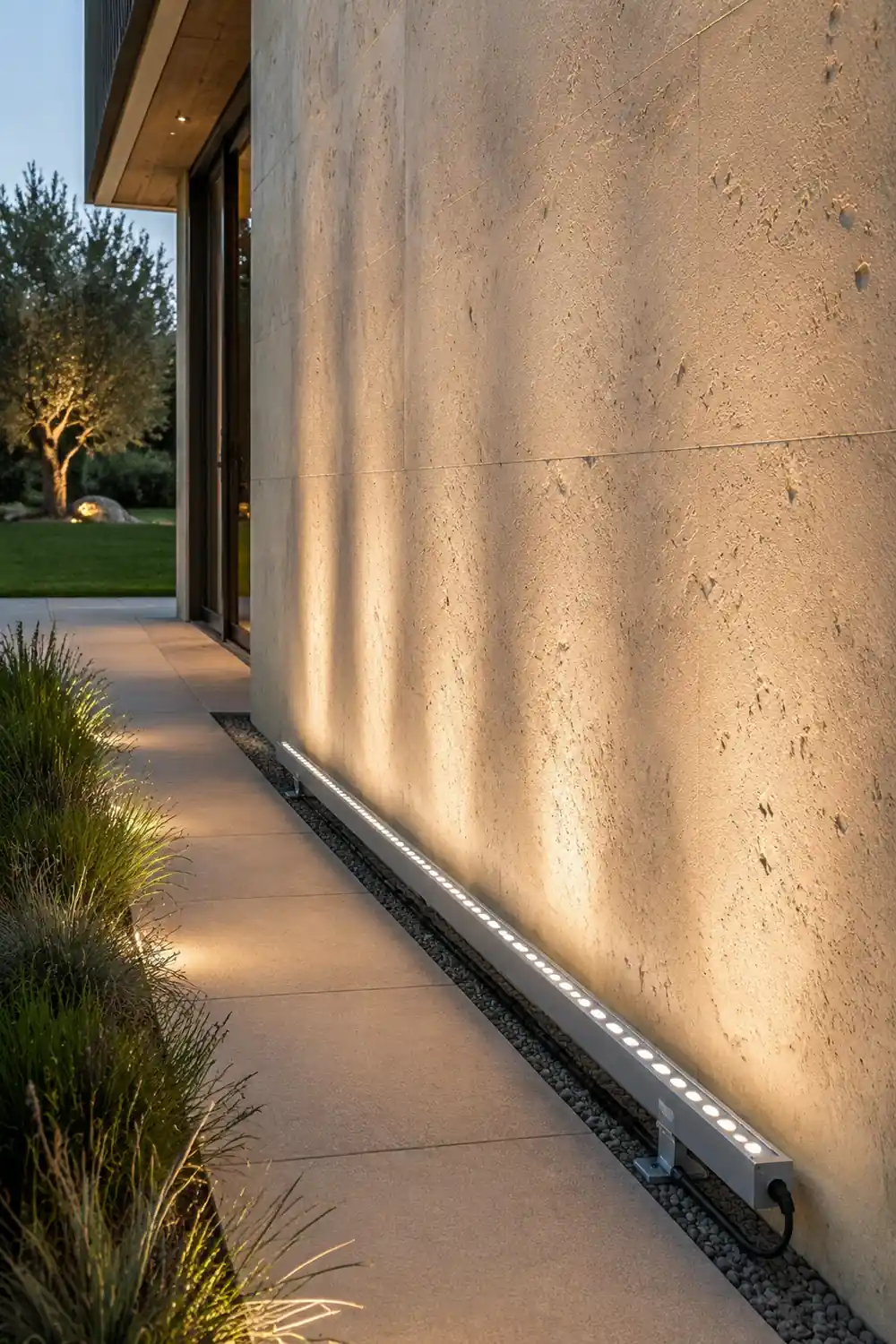 Strip Waterproof LED Outdoor Wall Washer Lights with Baffle - Lumpaz