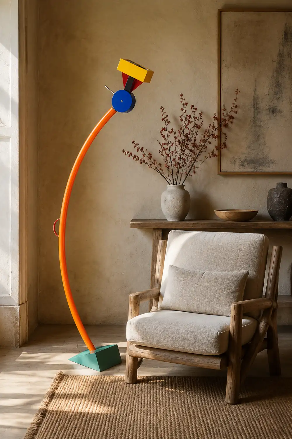 Morandi Colorful Lego Style Floor Lamp, Metal, Living Room - Lumpaz