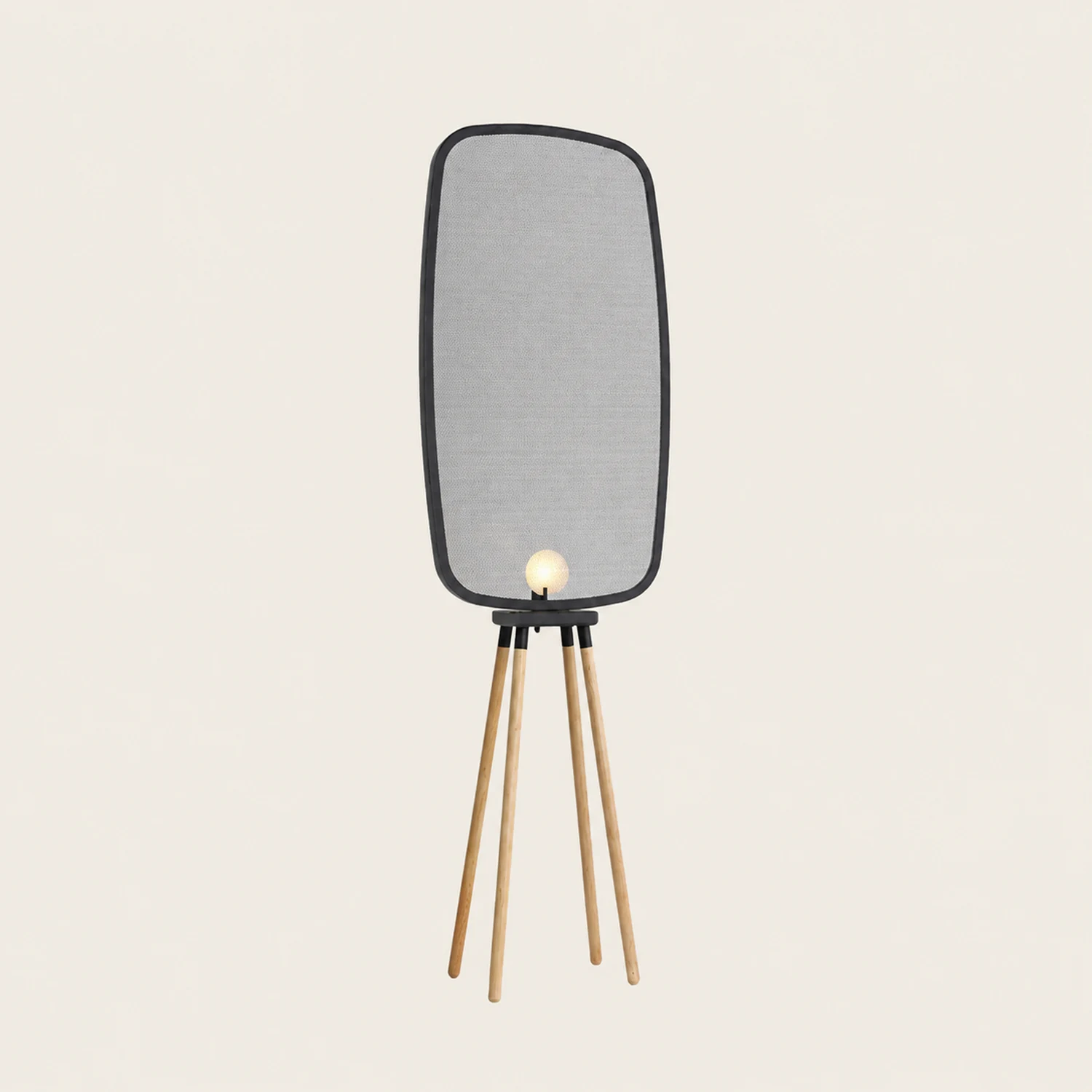 Cooley Modern Design Minimalistic Floor Lamp, Metal & Wood - Lumpaz