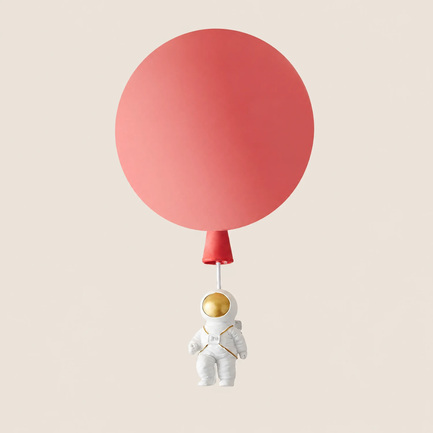 Fateh Astronaut Balloon Flush Mount Ceiling Light 8 Color Bedroom - Lumpaz