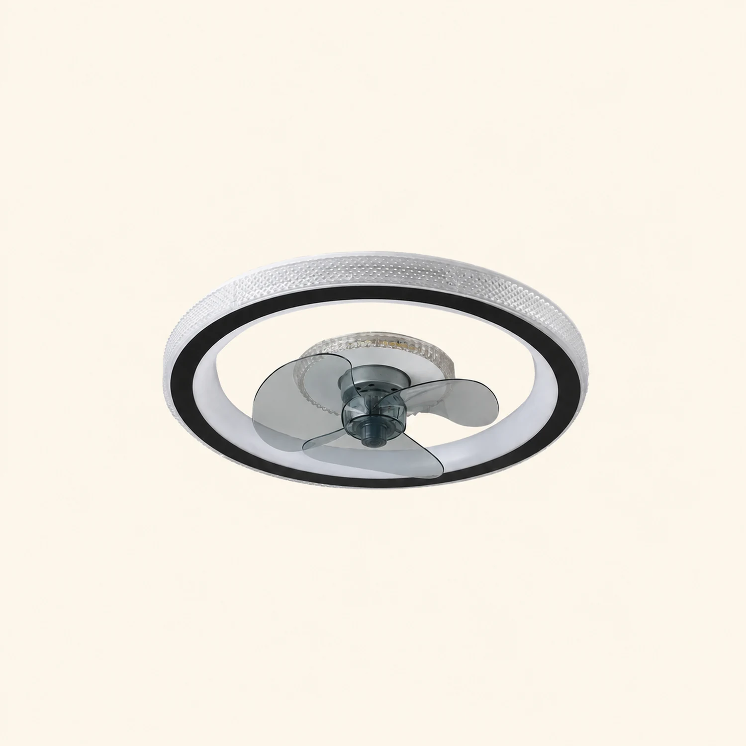 Kirsten 3-Blade Ceiling Fan with Light, 19.5" - Lumpaz