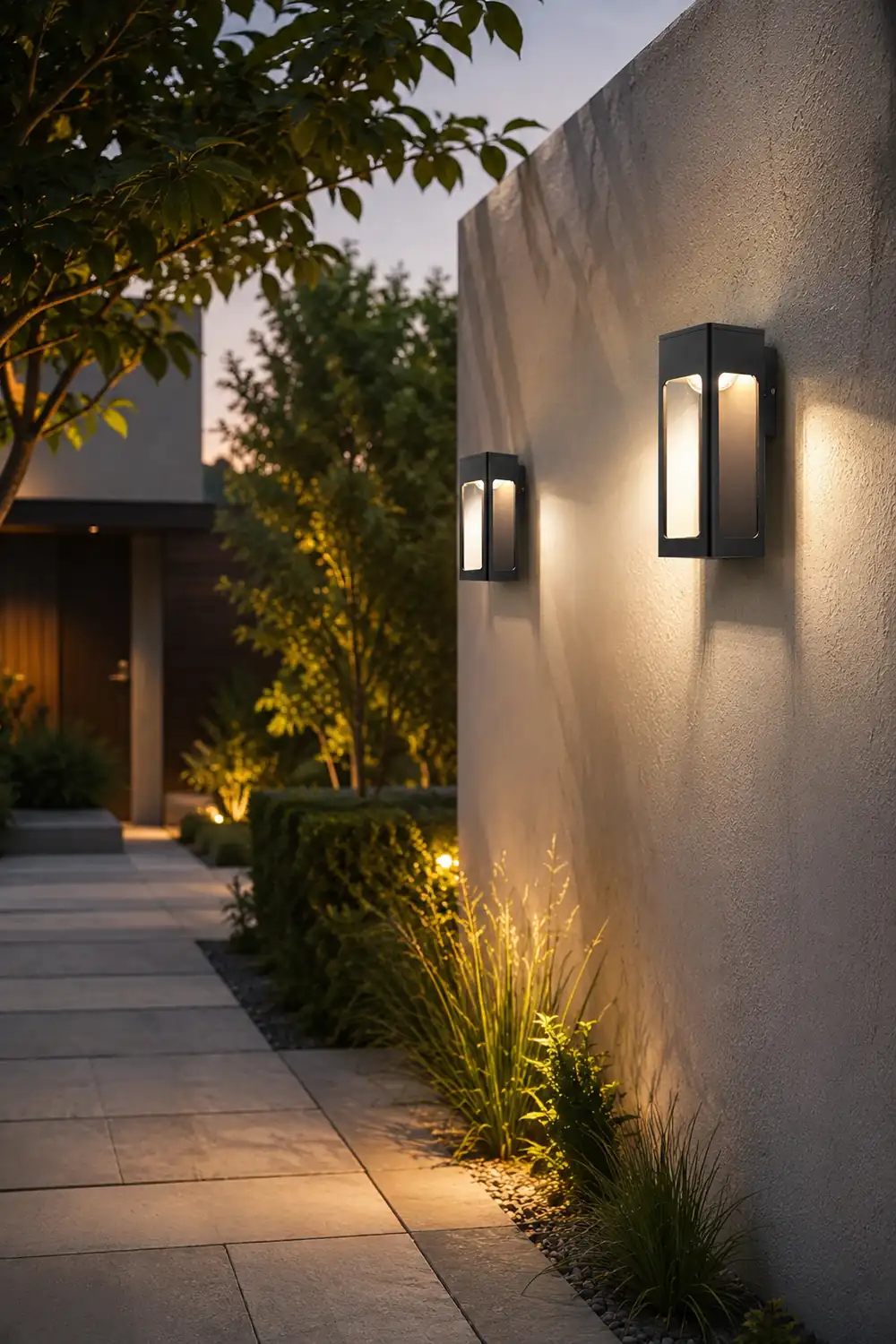 Rectangular IP65 LED Black Modern Outdoor Wall Sconce复制 - Lumpaz