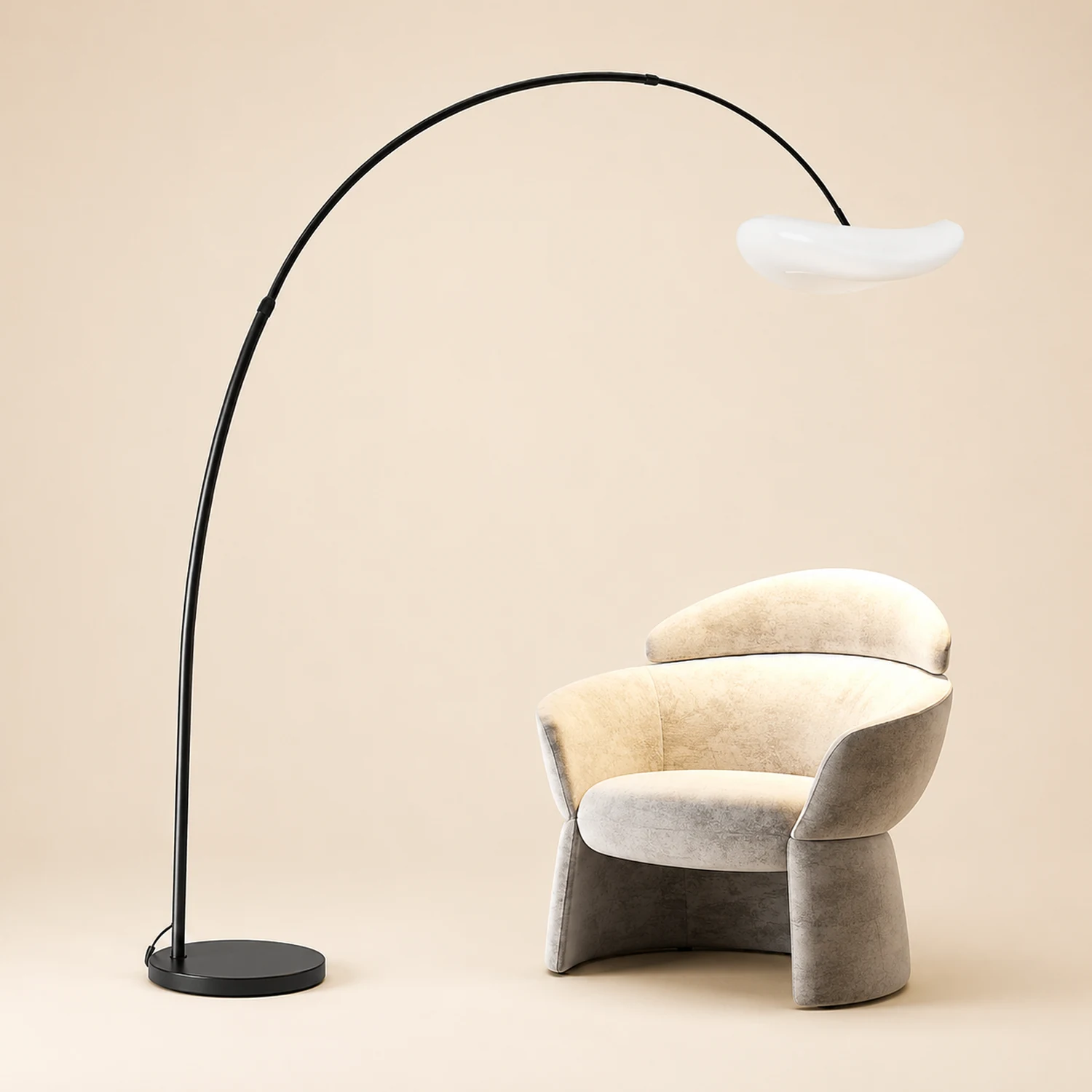 Minori Metal Floor Lamp Living Room/Bedroom Metal Living Room - Lumpaz
