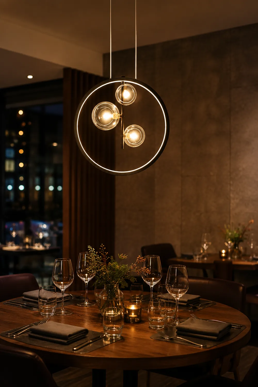 Nordic Glass Bubbles LED Modern Pendant Light For Dining Room - Lumpaz