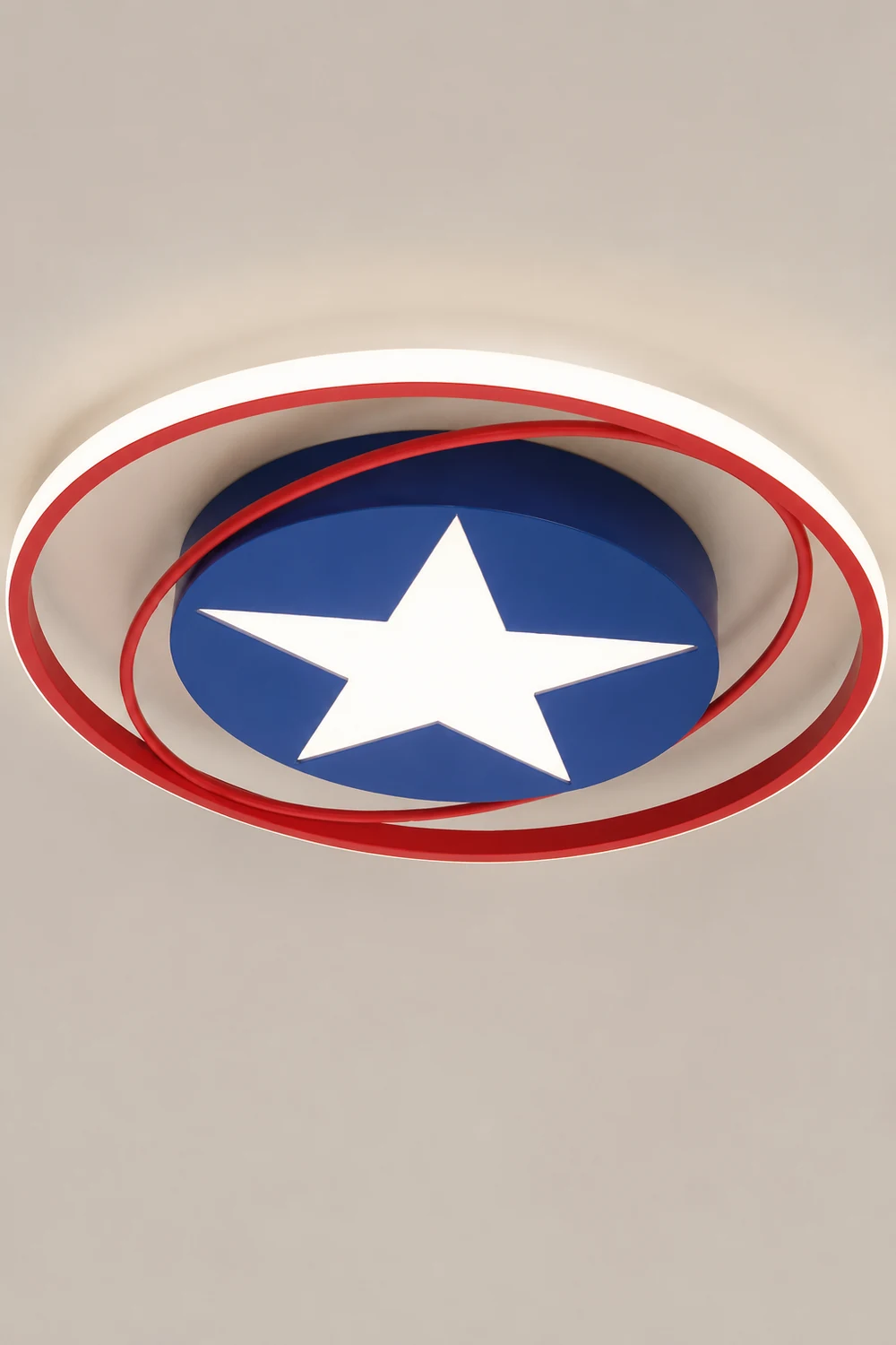 Modern Orbit Round LED Flush Mount Ceiling Light - Lumpaz