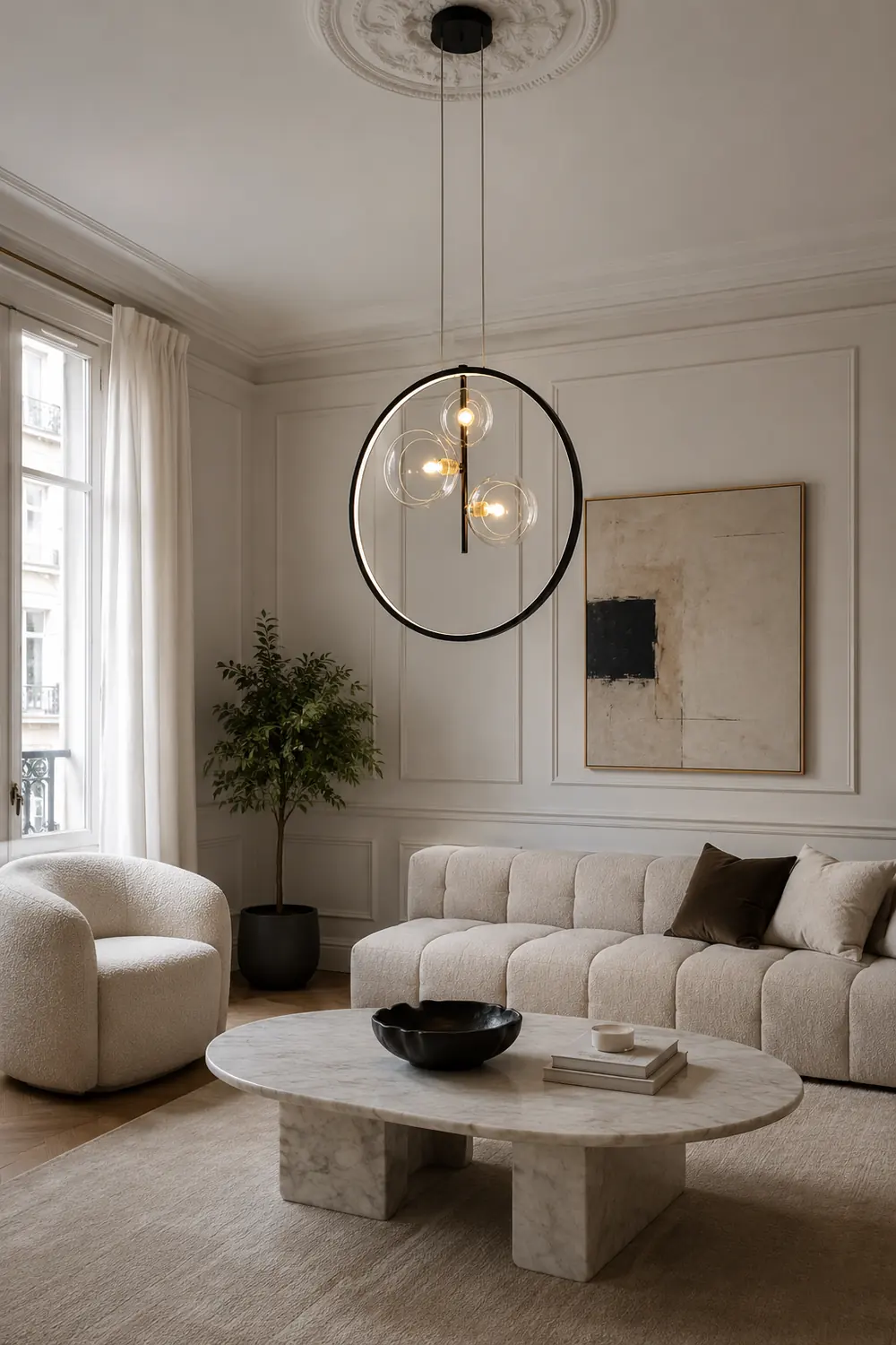 Nordic Glass Bubbles LED Modern Pendant Light For Dining Room - Lumpaz
