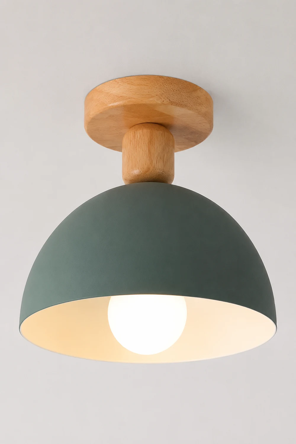 Ozawa Modern LED Ceiling Light Fixtures Wood/Metal Living Room - Lumpaz