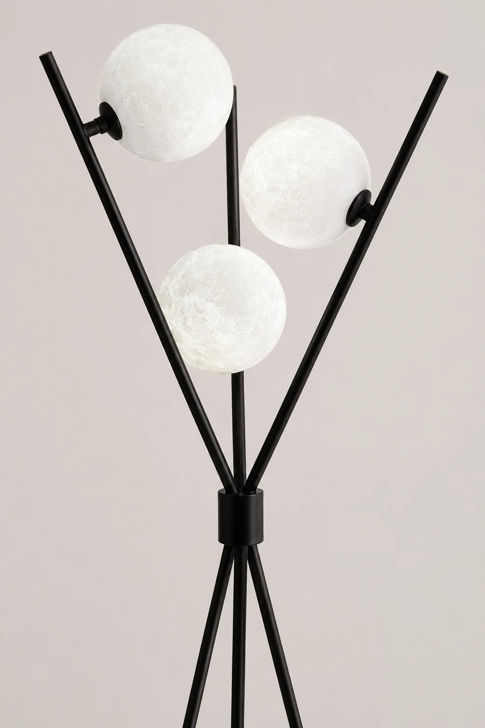 Valentina Tripod Floor Lamp/Table Lamp, Metal/Acrylic - Lumpaz