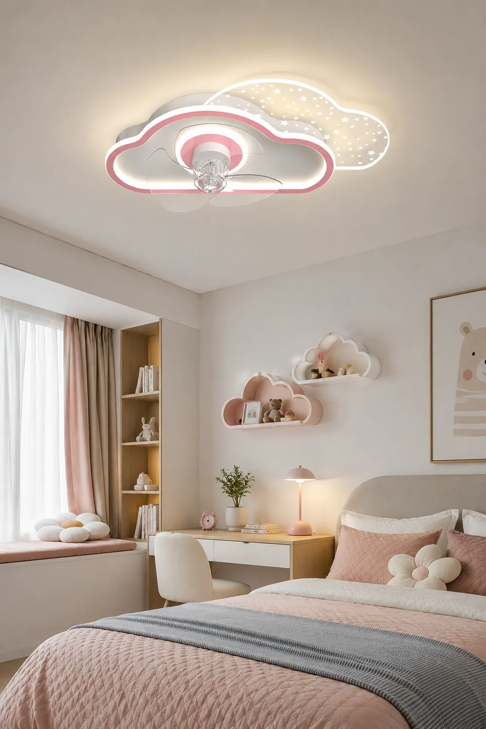 Minori Ceiling Fan with Light, 6 Style, 20"/21"/24" - Lumpaz
