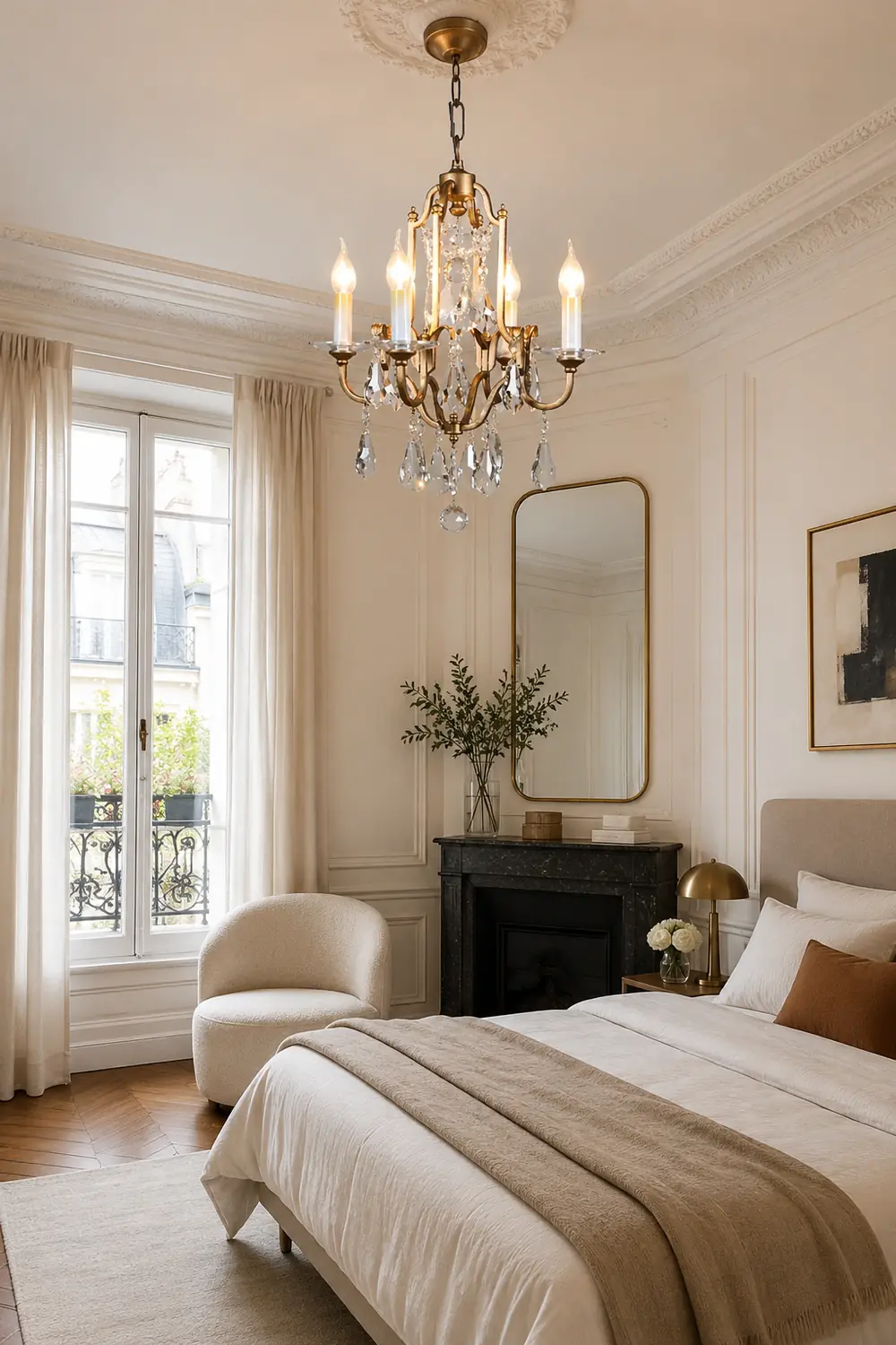 Silva Vintage Luxury Candle Crystal/Metal Chandelier, Gold - Lumpaz