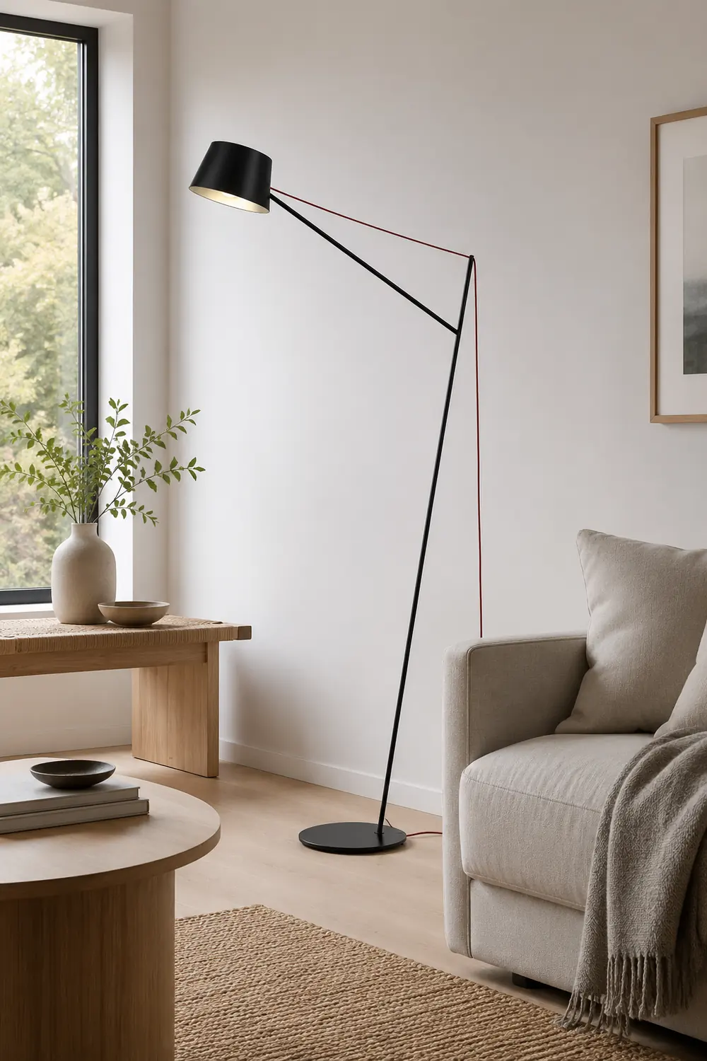 Salgado Modern Arc Linear Metal Floor Lamp, Black复制 - Lumpaz