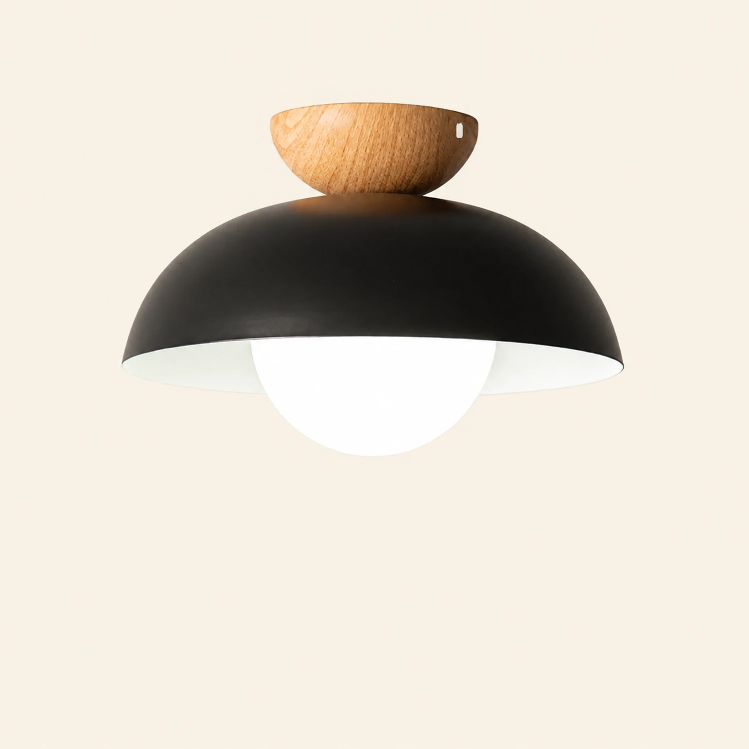 Ozawa Nordic Pendant Lights Wood/Metall Black Kitchen Balcony - Lumpaz