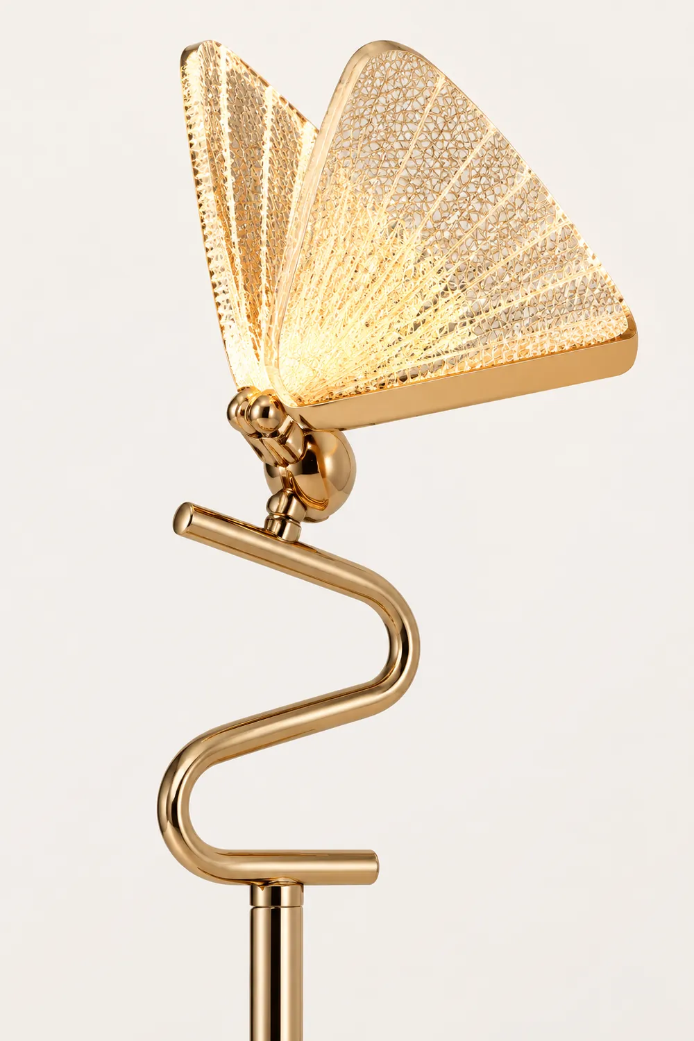 Kady Modern Butterfly Floor/Table Lamp, Living Room/Bedroom - Lumpaz