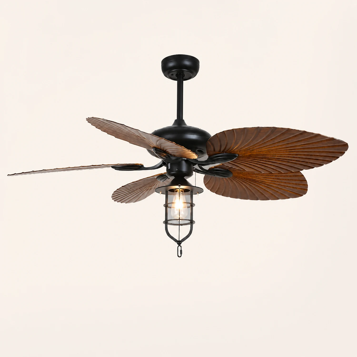 Ross 5-Blade Ceiling Fans /Lantern, 1/3/5 Heads, DIA 51.9'' - Lumpaz