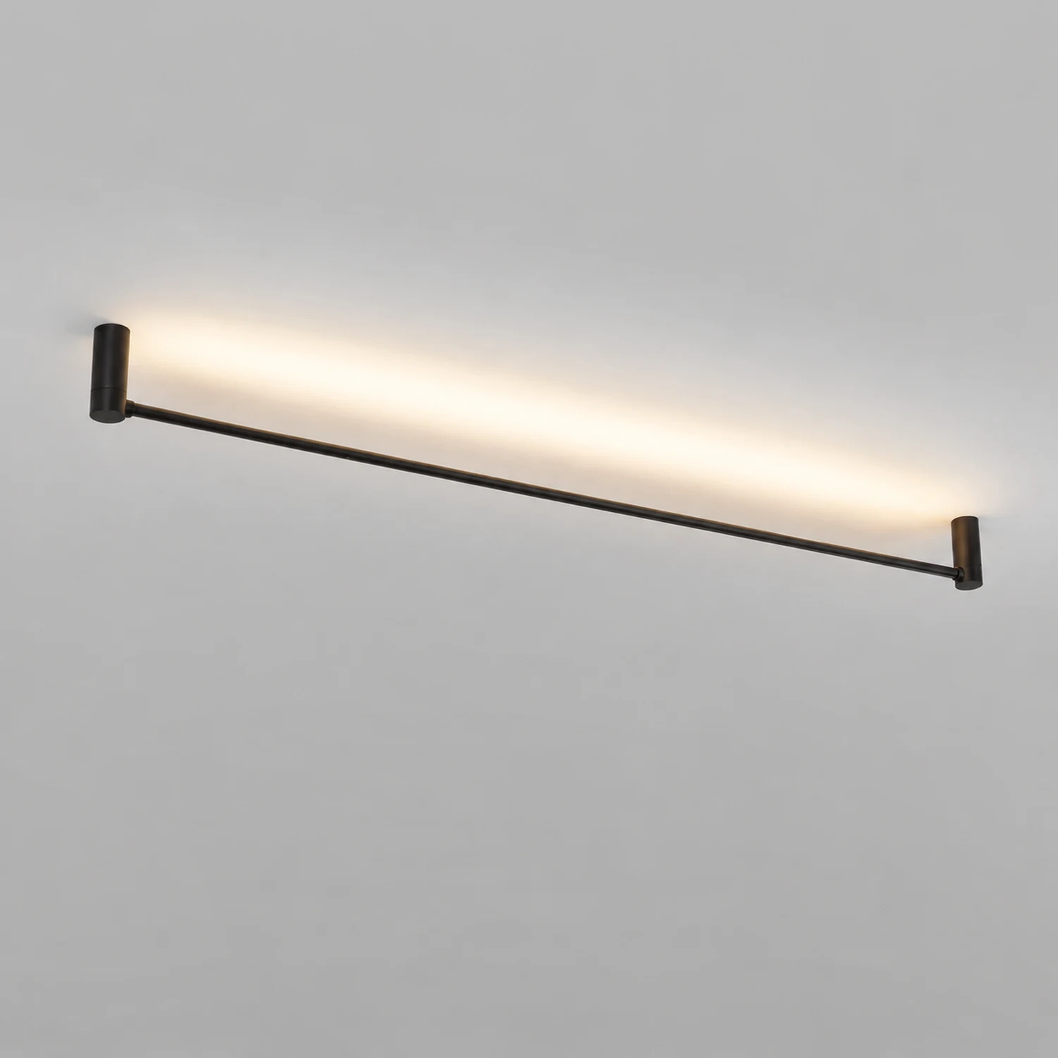 Edge Minimalist Flush Mount Ceiling LighMetal/Acrylic Hallway - Lumpaz