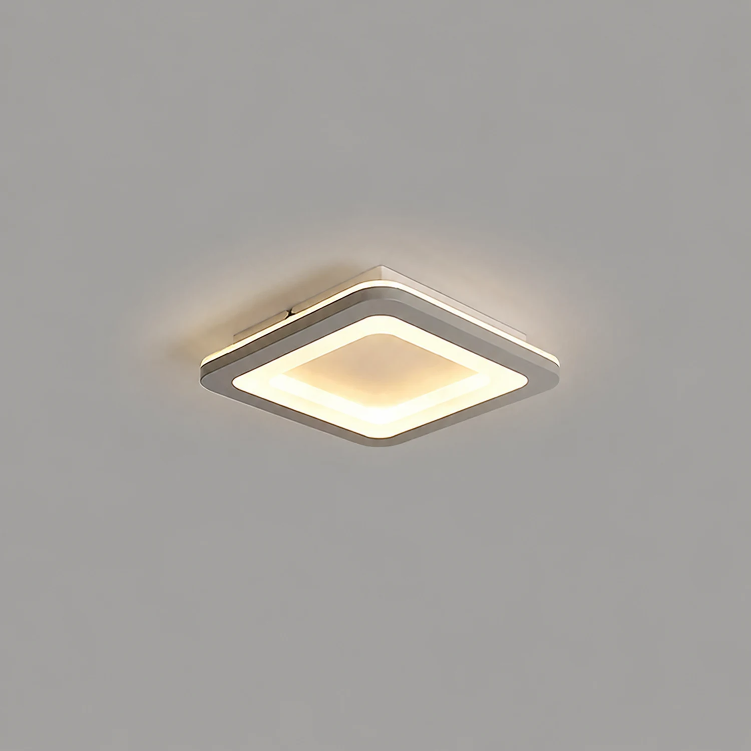 Quinn Modern Flower Metal Flush Mount Ceiling Light, Gray - Lumpaz