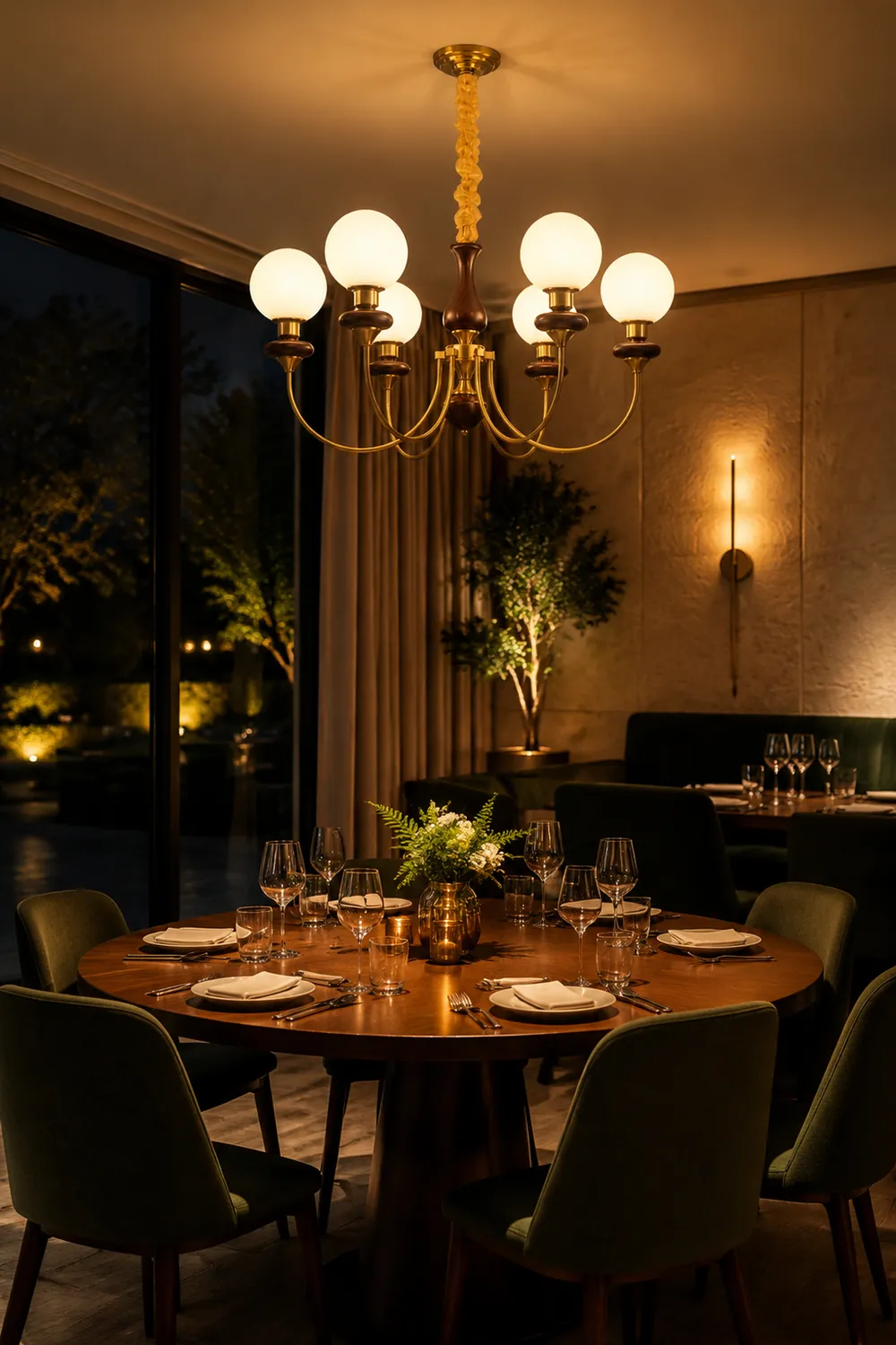 Silva Modern Luxury Decorative LED Chandelier Gold Metal Living Room - Lumpaz