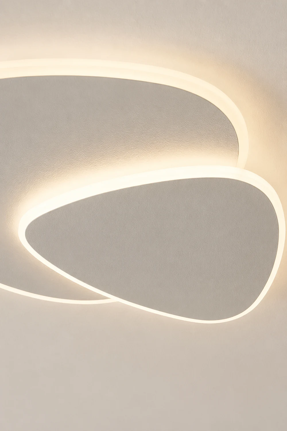 Quinn Designer Geometric Metal/Acrylic Flush Mount Ceiling Light White - Lumpaz