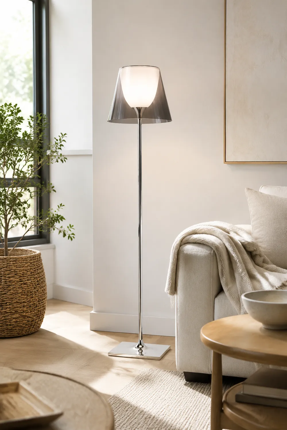 Eryn Dome Modern Metal Floor Lamp - Lumpaz