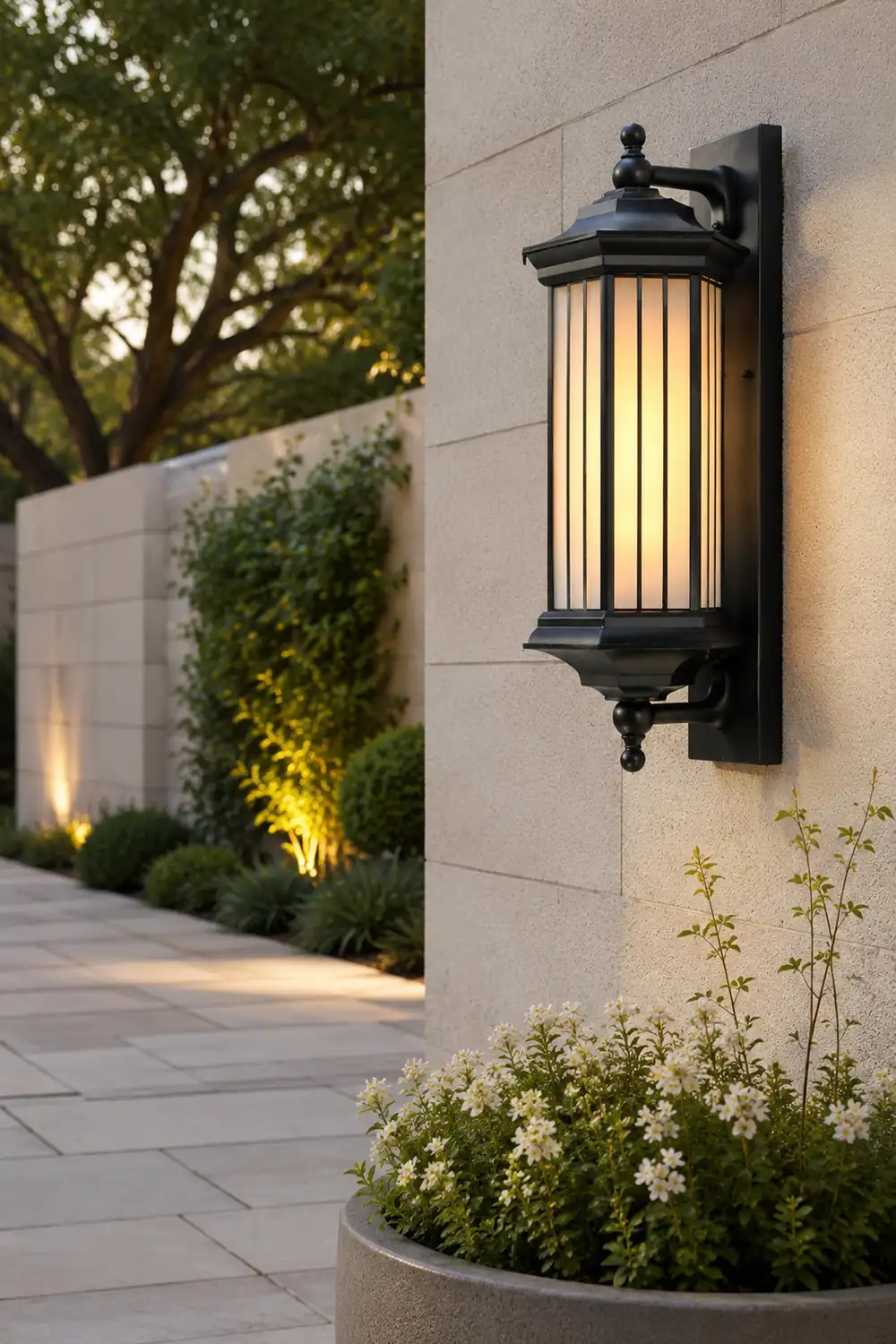 Retro Creative Outdoor Waterproof Black Modern Exterior Wall Lights - Lumpaz