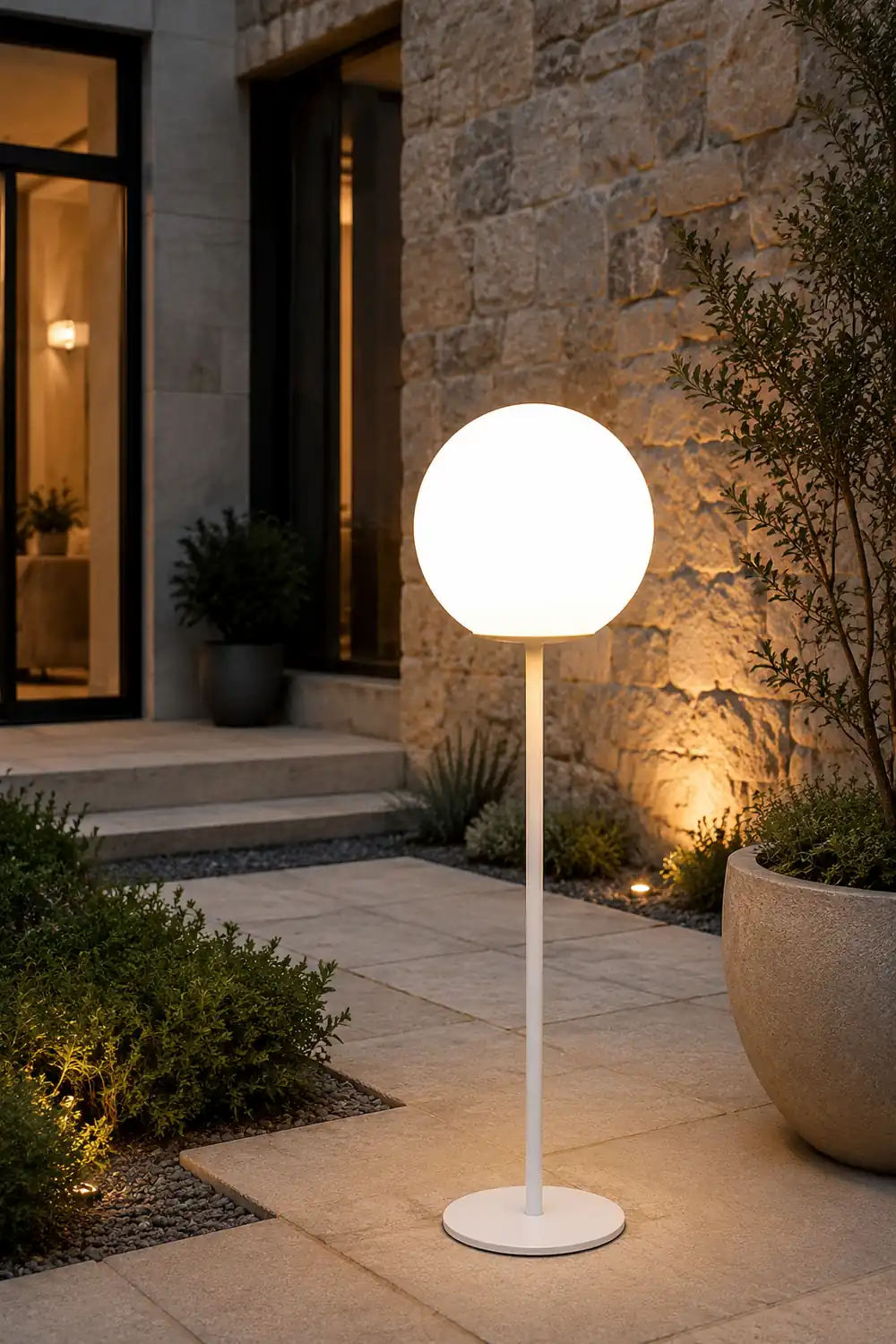 Elif Outdoor Unique Waterproof RGB Floor Lamp 16 Colors - Lumpaz