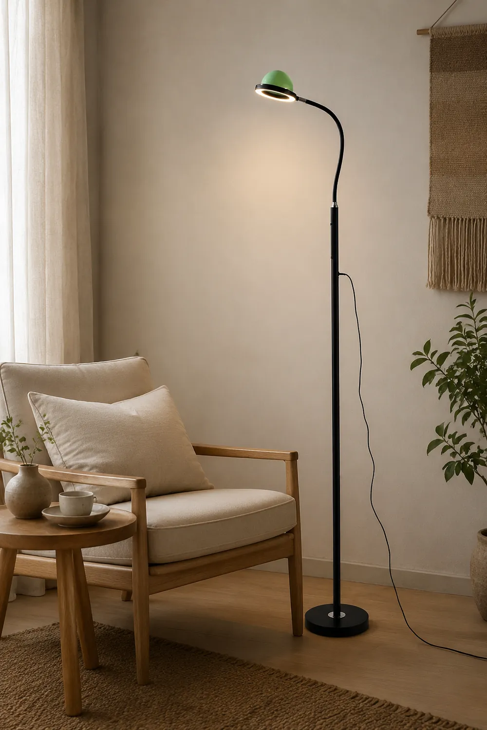 Eryn Modern Globe Metal Acrylic Floor Lamp - Lumpaz