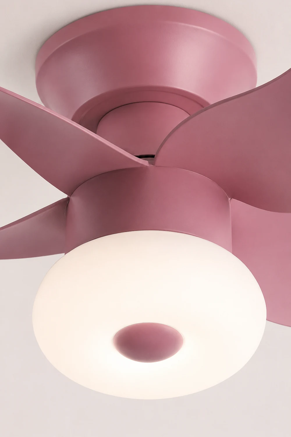 Morandi 5-Blade Ceiling Fan with Light, 3 Color, 24'' - Lumpaz