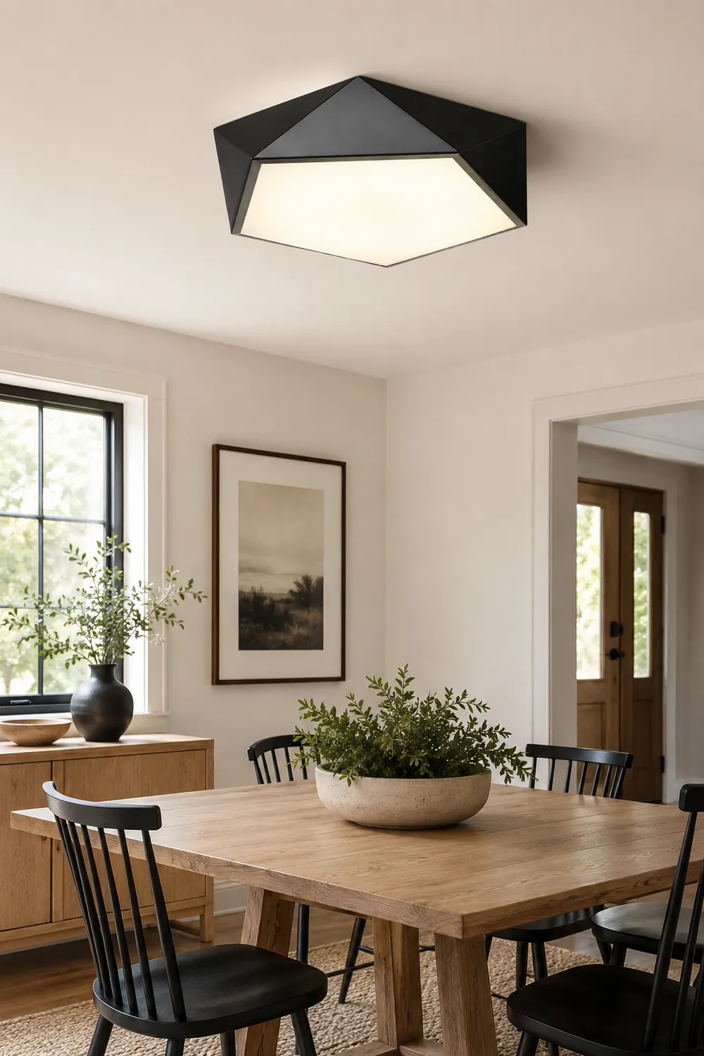 Quinn Modern Flush Mount Ceiling Light, DIA 40/55CM - Lumpaz