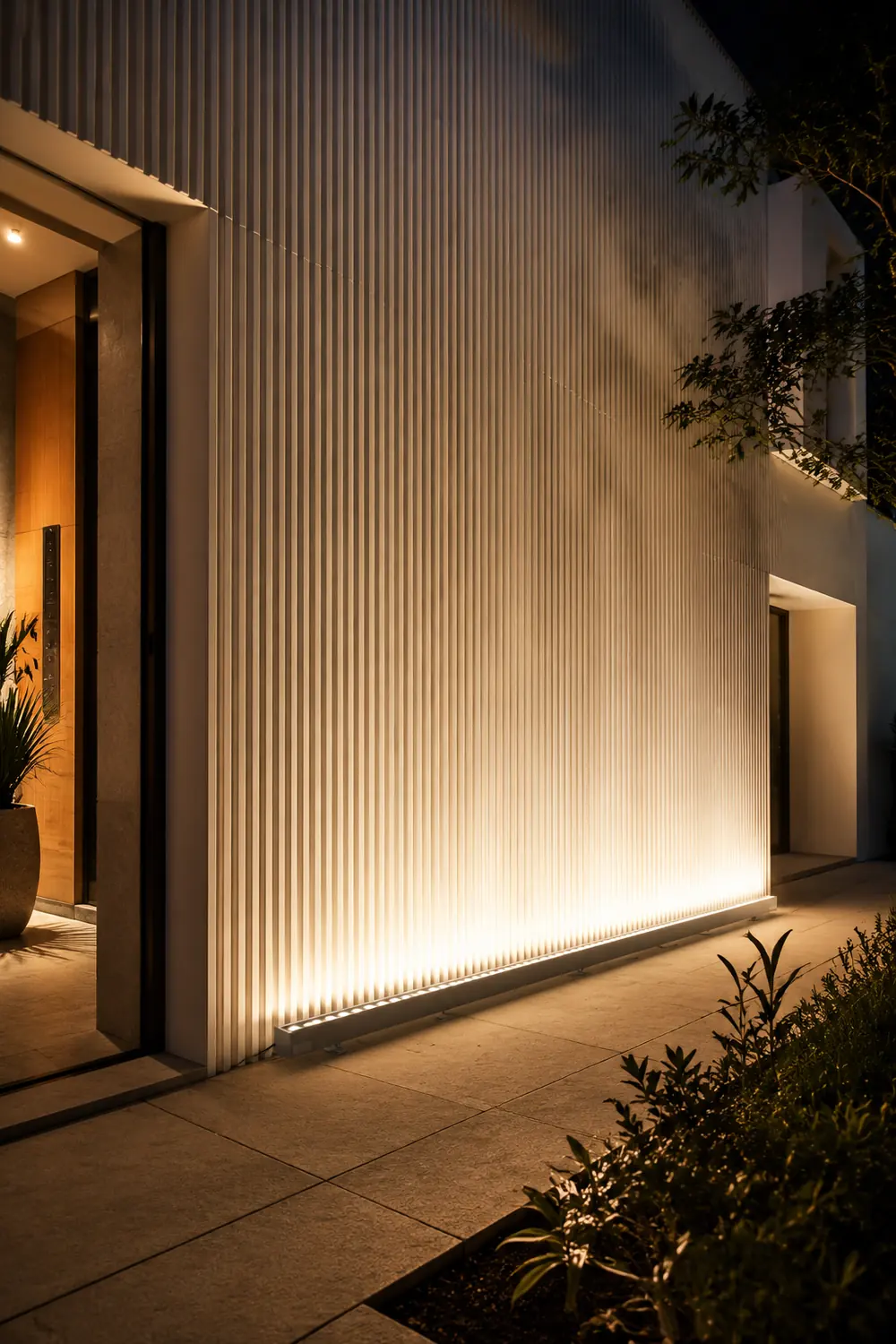 Strip Waterproof LED Outdoor Wall Washer Lights with Baffle - Lumpaz