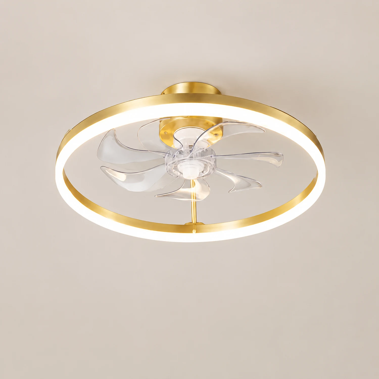 Bella Ceiling Fan with Light, 3 Style, DIA 21" - Lumpaz